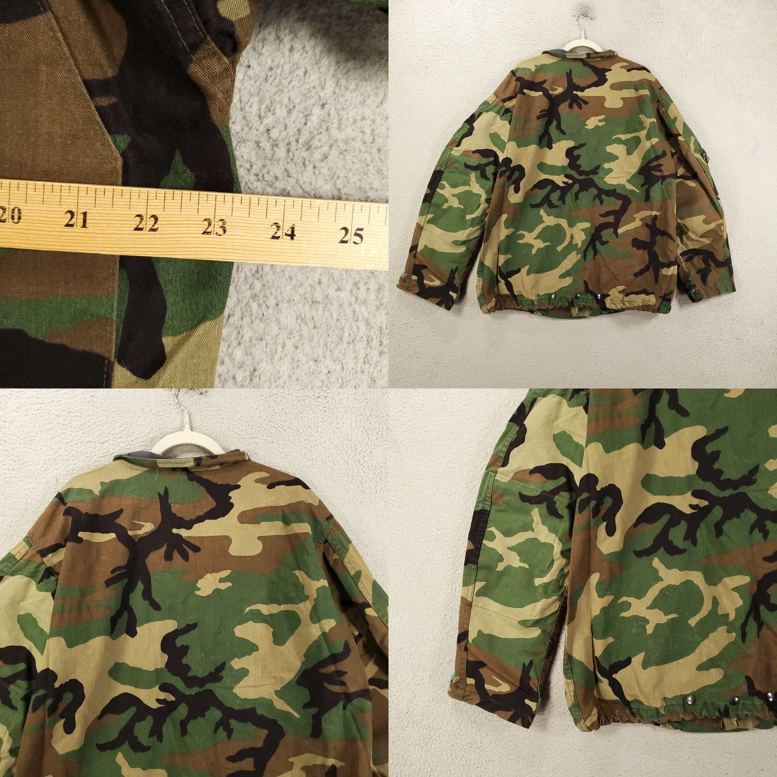 Vintage VINTAGE Military Jacket Adult M Camouflage Army Field Coat 80s Grunge Army Mens Size US M / EU 48-50 / 2 - 8 Thumbnail