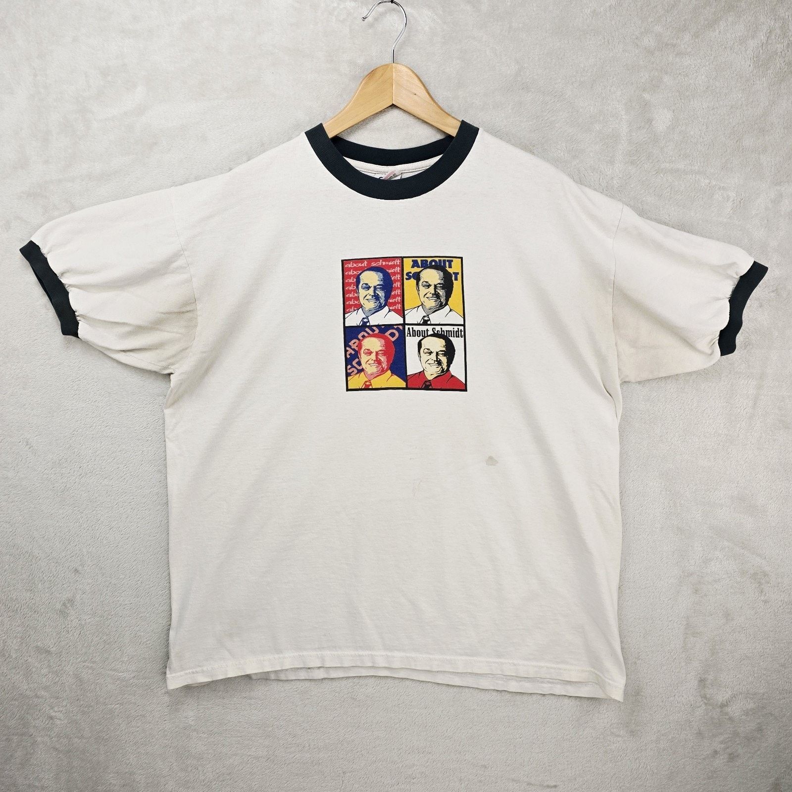 Anvil Vintage About Schmidt Shirt XL Jack Nicholson Movie Promo Size US XL / EU 56 / 4 - 2 Thumbnail