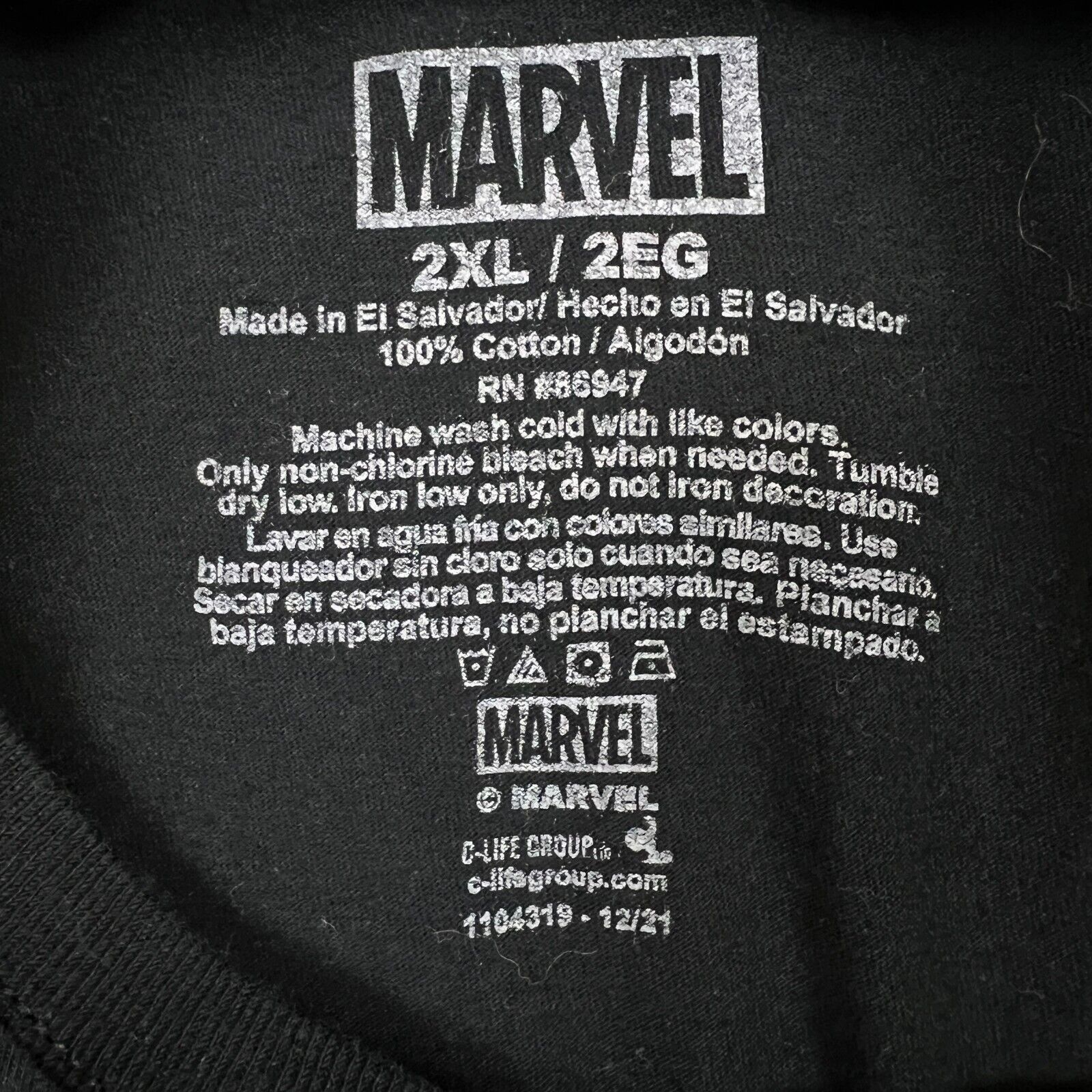 Marvel Comics × Vintage Marvel Venom T Shirt 2XL Black Spider Man Movie Graphic Tee Size US XXL / EU 58 / 5 - 4 Thumbnail