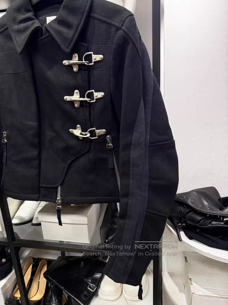 Dries Van Noten DRIES VAN NOTEN Airplane Buckle Short Jacket Size XXS / US 00 / IT 34 - 2 Thumbnail
