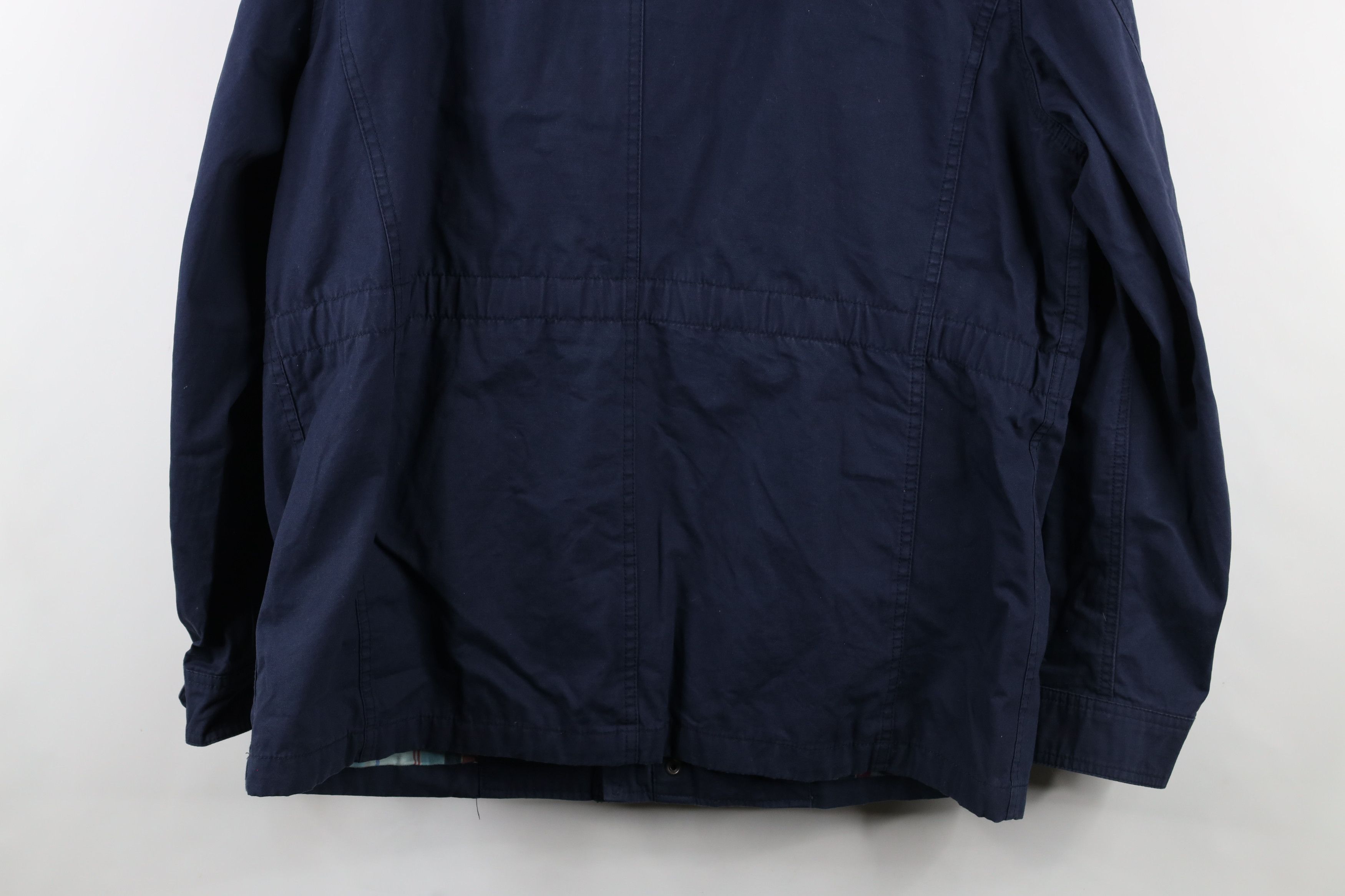 Gap × Vintage Vintage Y2K Gap Flannel Lined Hooded Utility Parka Jacket Size US XL / EU 56 / 4 - 15 Thumbnail