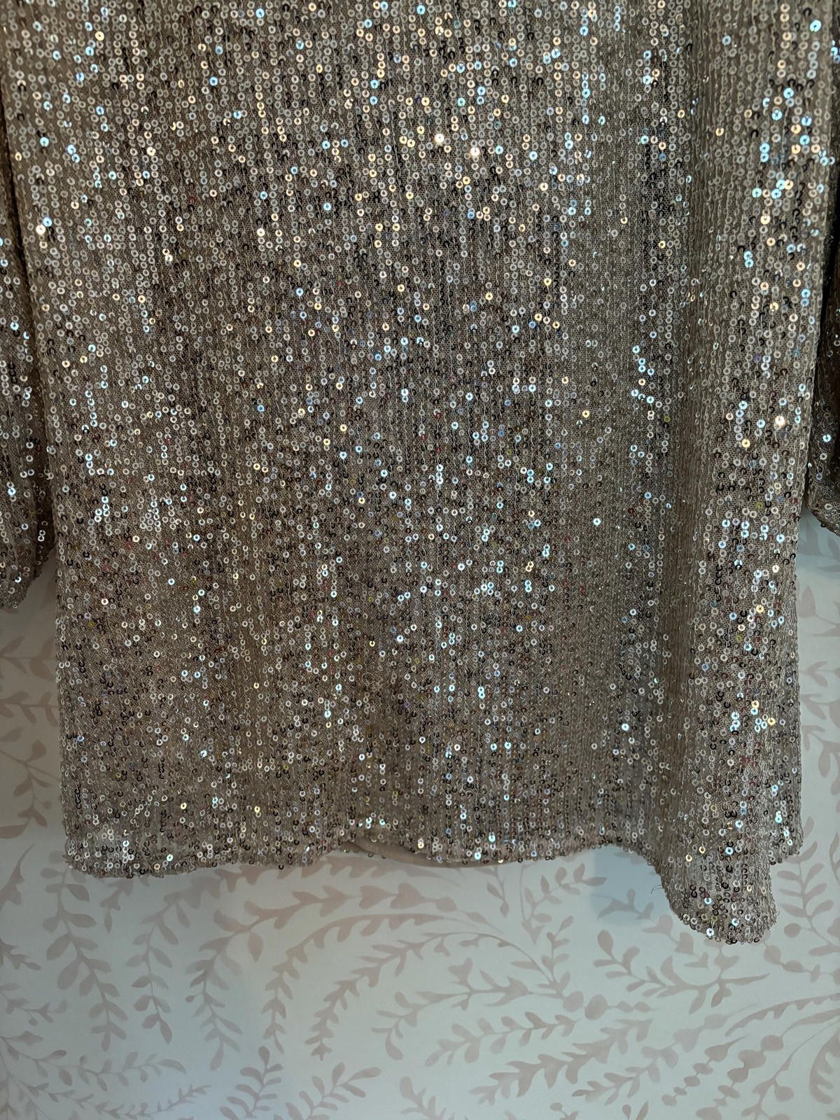 Designer NWOT 12th Tribe Sparkling Sequin Dress Size L / US 10 / IT 46 - 8 Thumbnail