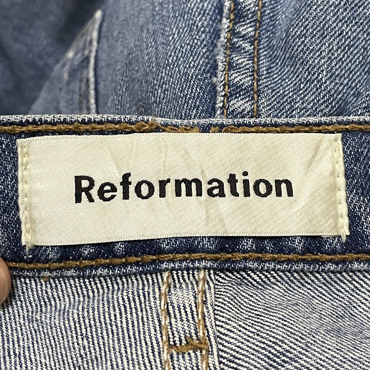 14th Addiction × If Six Was Nine × Japanese Brand Rare Vintage Japanese Brand Reformation Flared Jeans 2000s Size US 27 - 9 Thumbnail