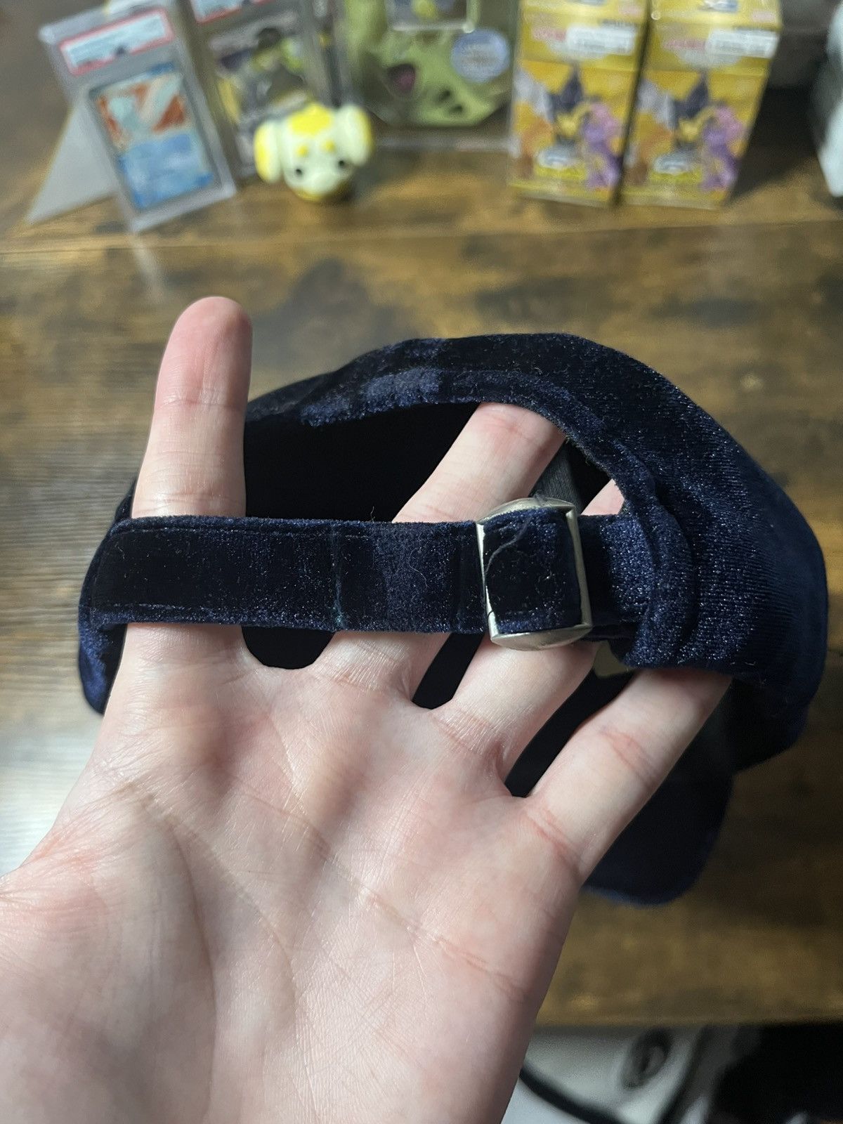 Palace Palace velvet hat blue Size ONE SIZE - 5 Thumbnail