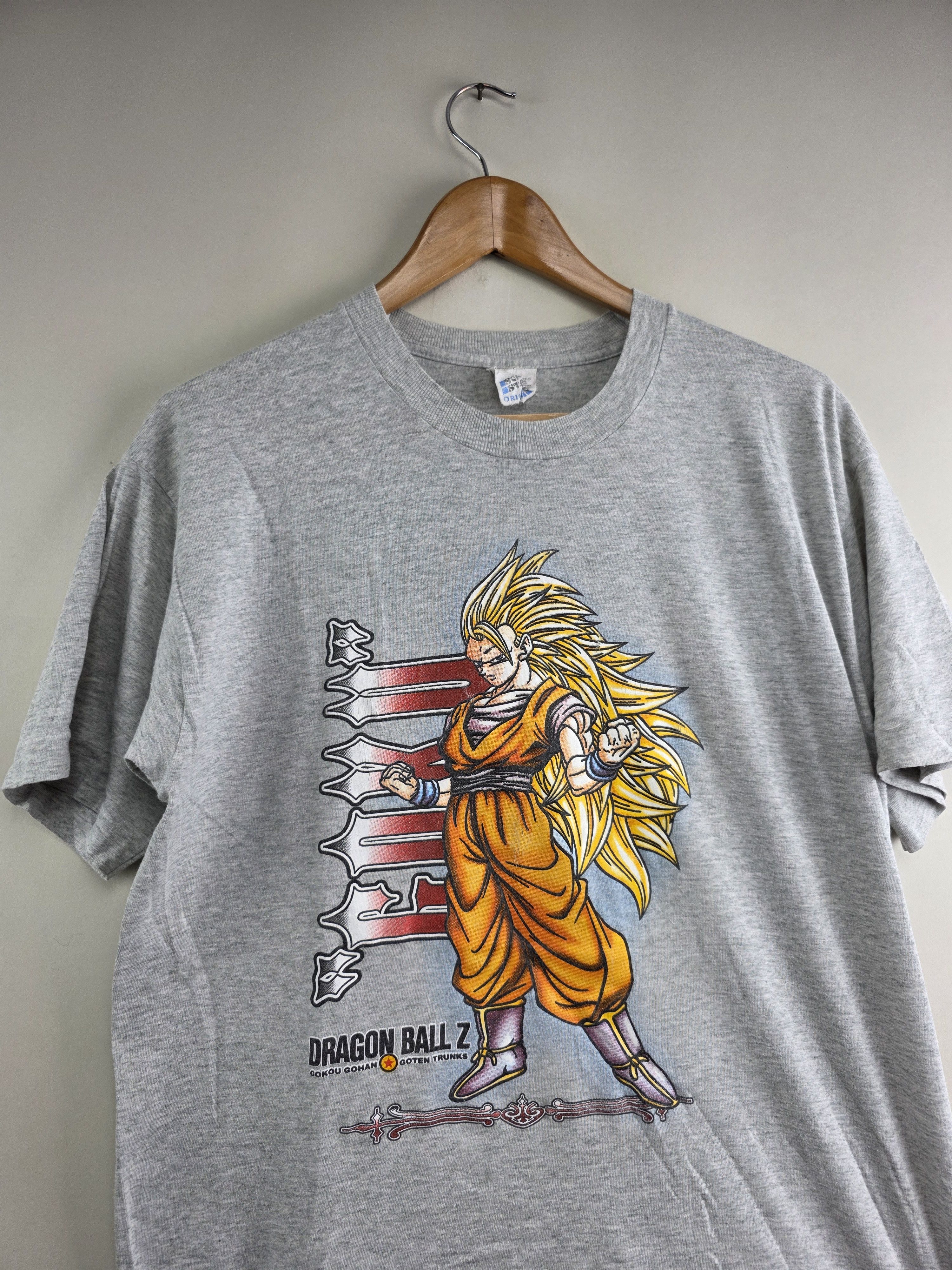Anime × Vintage 90s Dragon Ball Z Goku Anime tee M 20.5" 28.5" Size US M / EU 48-50 / 2 - 2 Thumbnail