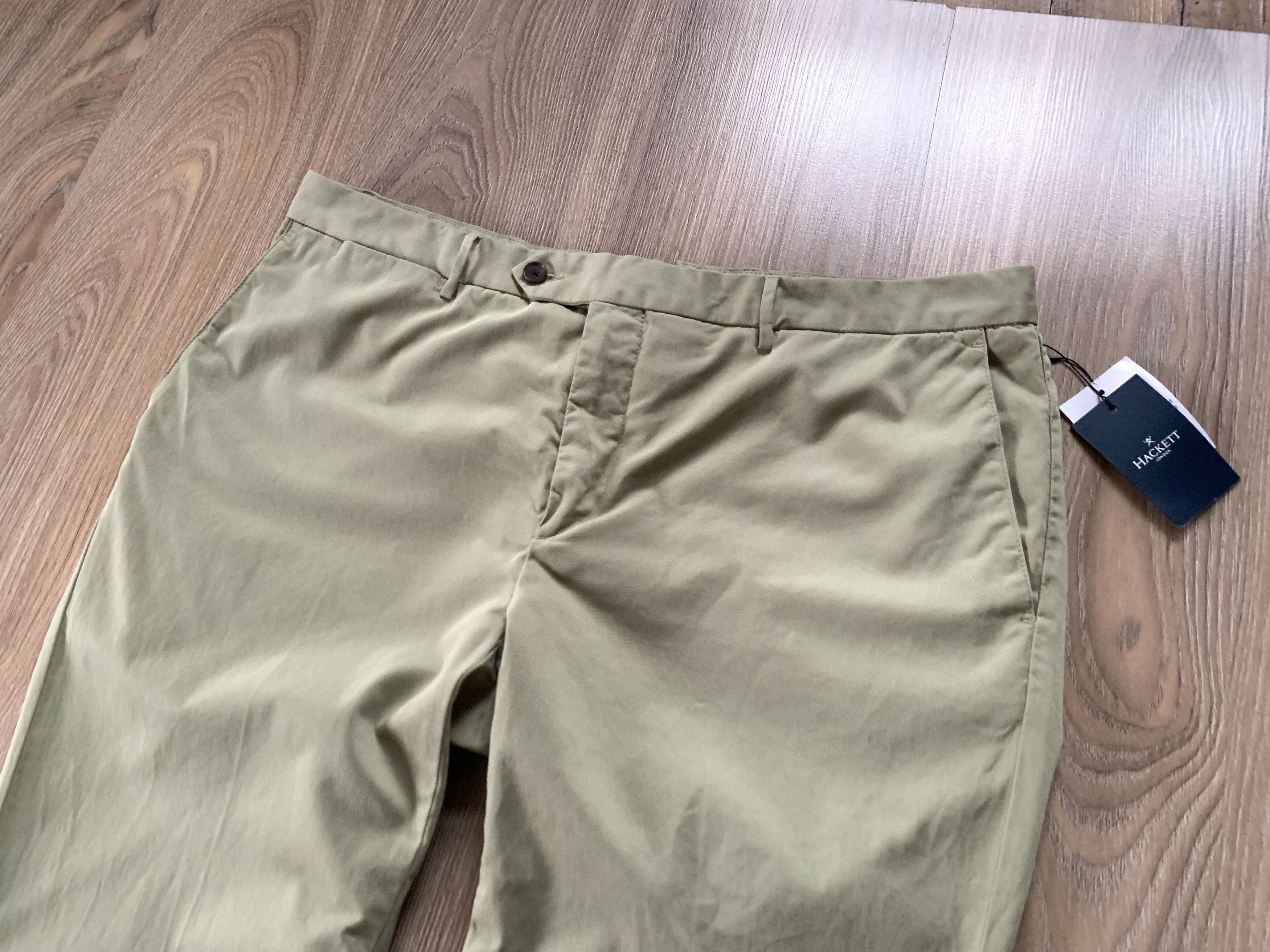 Designer × Hackett Hackett London Men's New Cotton Chino Pants Size US 36 / EU 52 - 3 Thumbnail