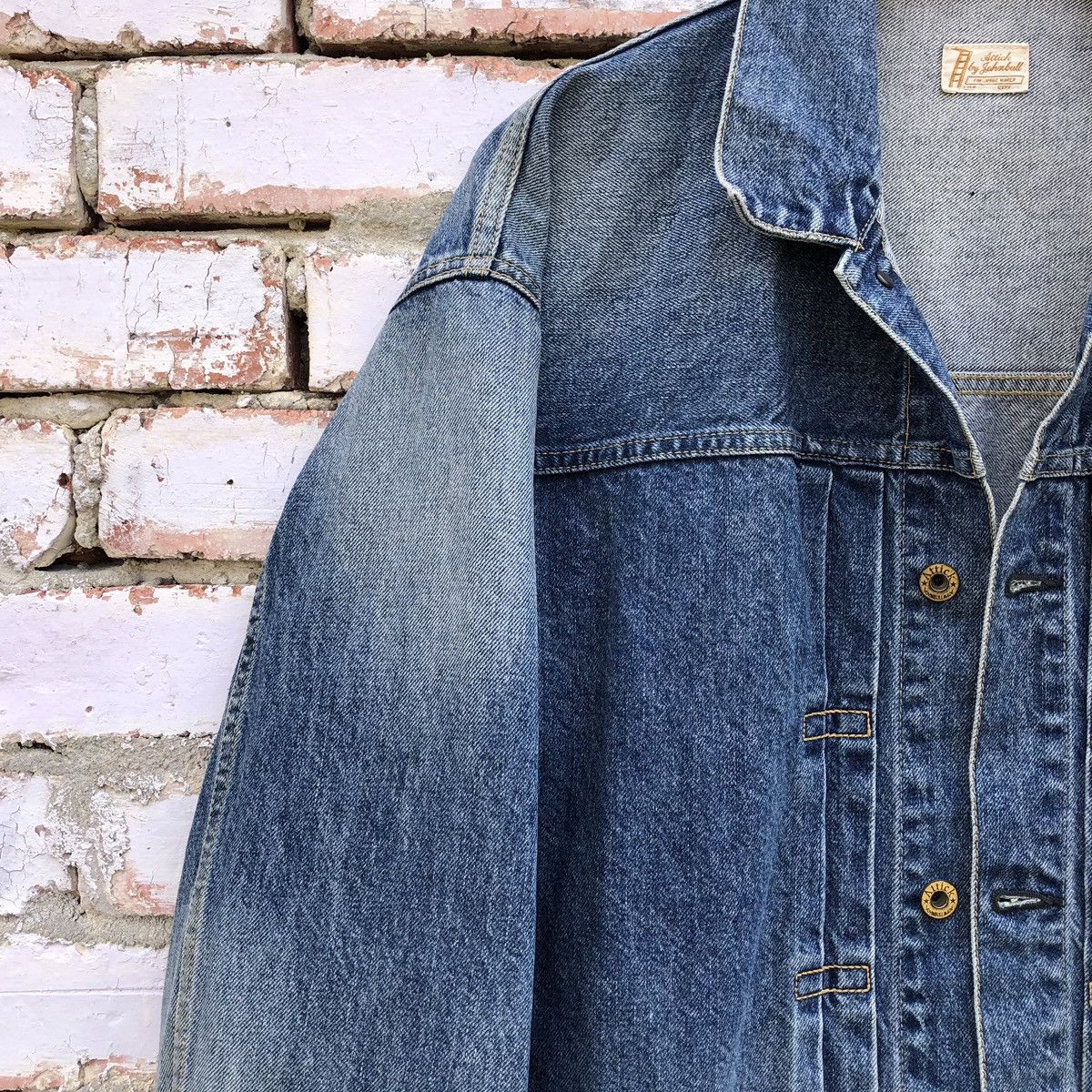 Johnbull Attick by Johnbull Type 1 Denim Jacket Made In Japan Size US L / EU 52-54 / 3 - 9 Thumbnail