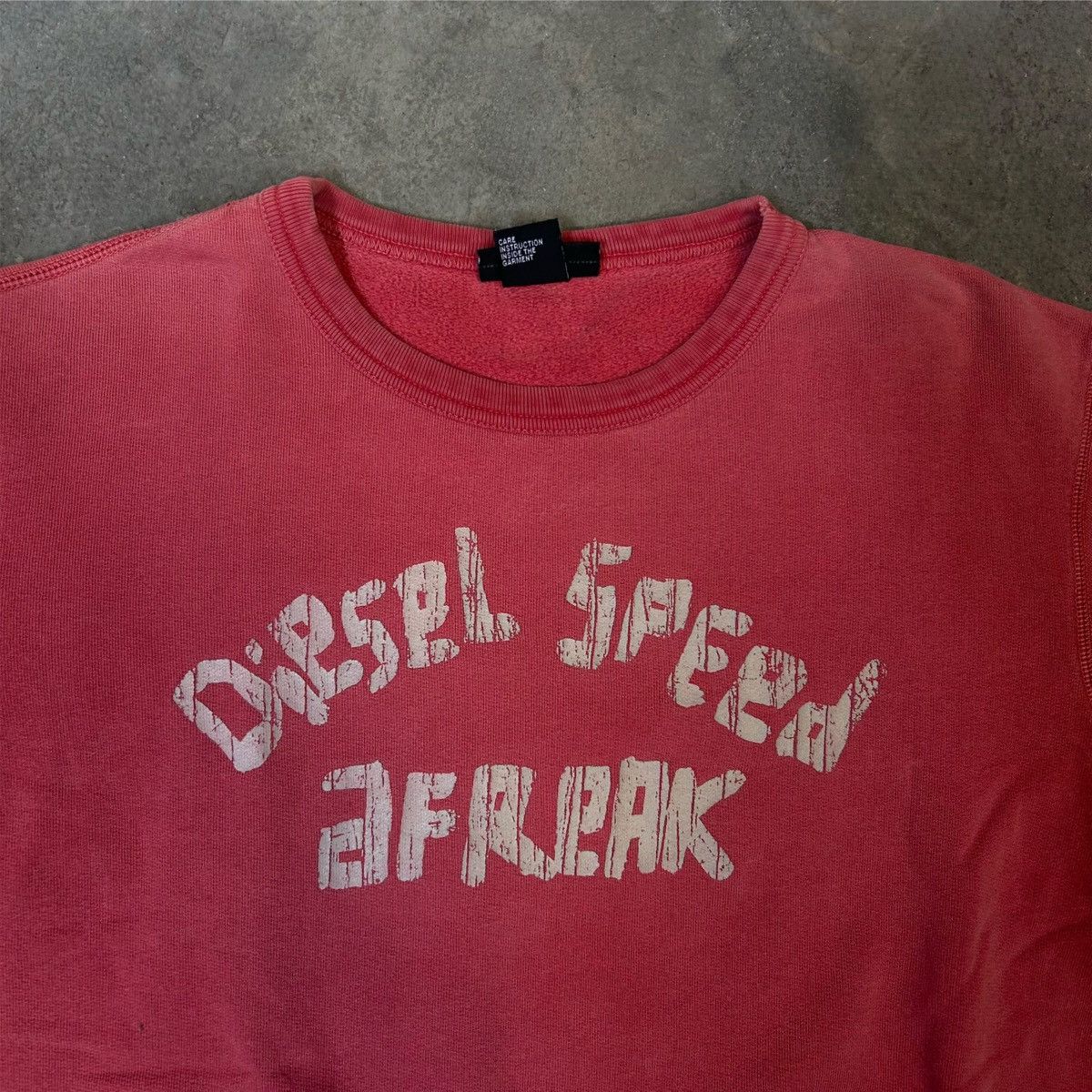 Diesel 2000s Y2K Diesel Speed Freak Red Sweatshirt Size US L / EU 52-54 / 3 - 3 Thumbnail