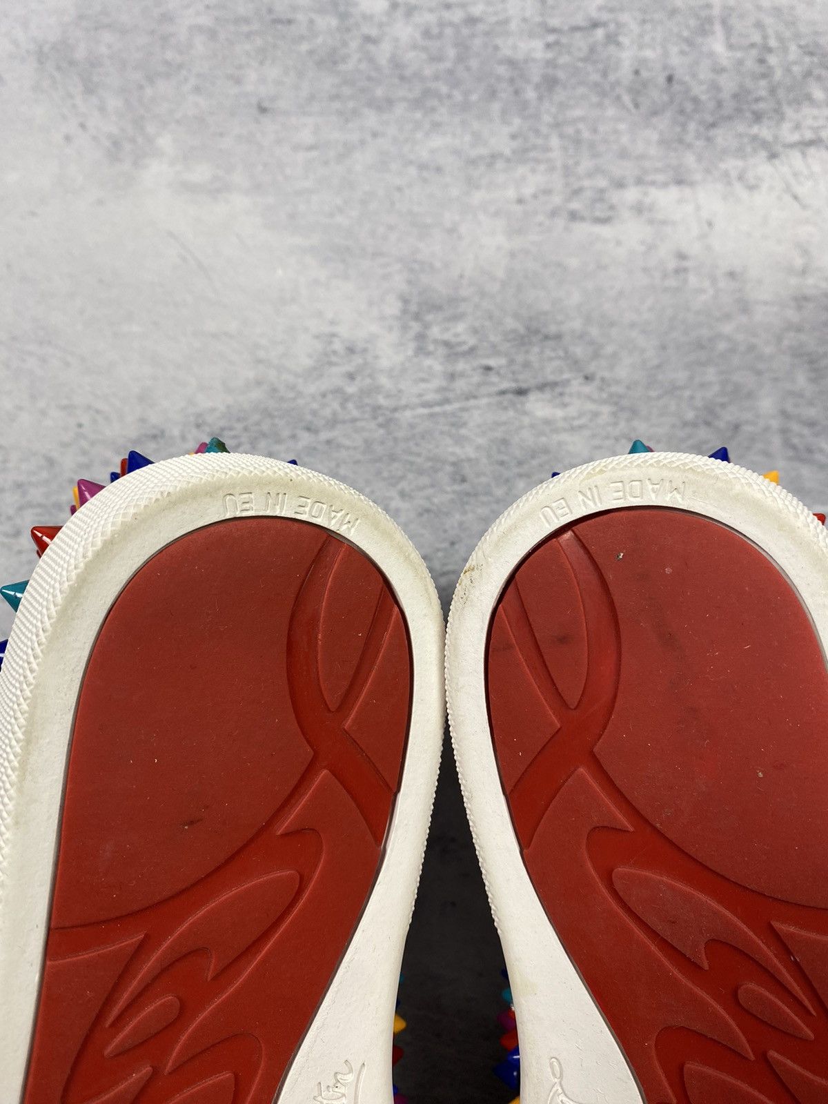 Christian Louboutin Christian Louboutin Mens Shoes Spikes Roller Boat Slipon Size US 6.5 / EU 39-40 - 19 Thumbnail