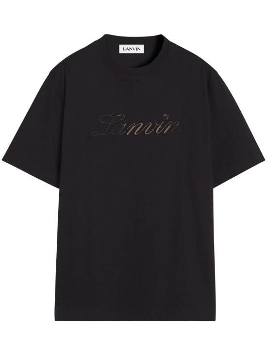 Lanvin LANVIN Men T-Shirts RM TS0115 J171 P25 10 Black Size US M / EU 48-50 / 2 - 1 Thumbnail