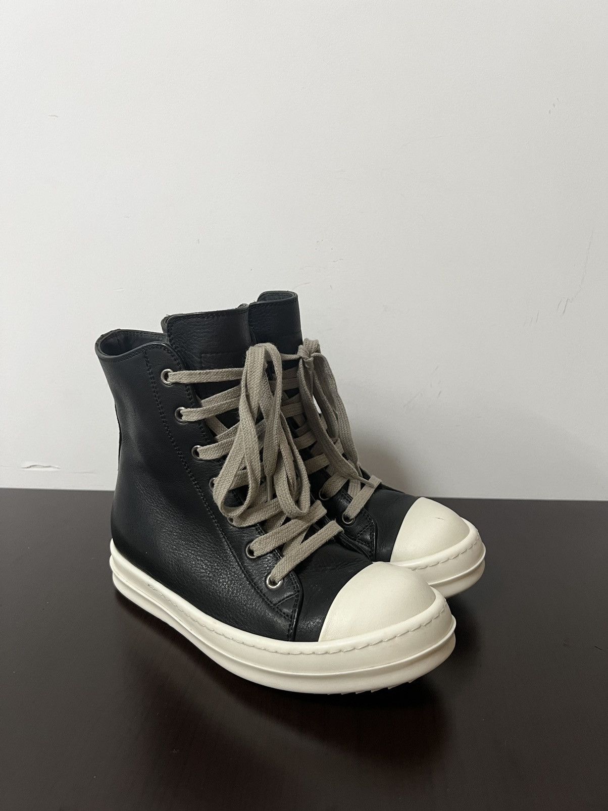 Rick Owens Rick owens mainline ramones high top sneakers Size US 5 / IT 35 - 5 Thumbnail