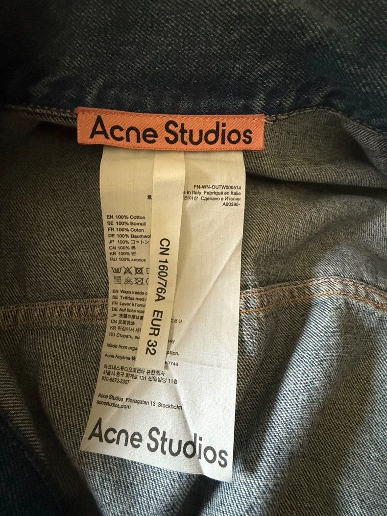 Acne Studios acne studios size:32 Blue denim coat Size XXS / US 00 / IT 34 - 3 Thumbnail