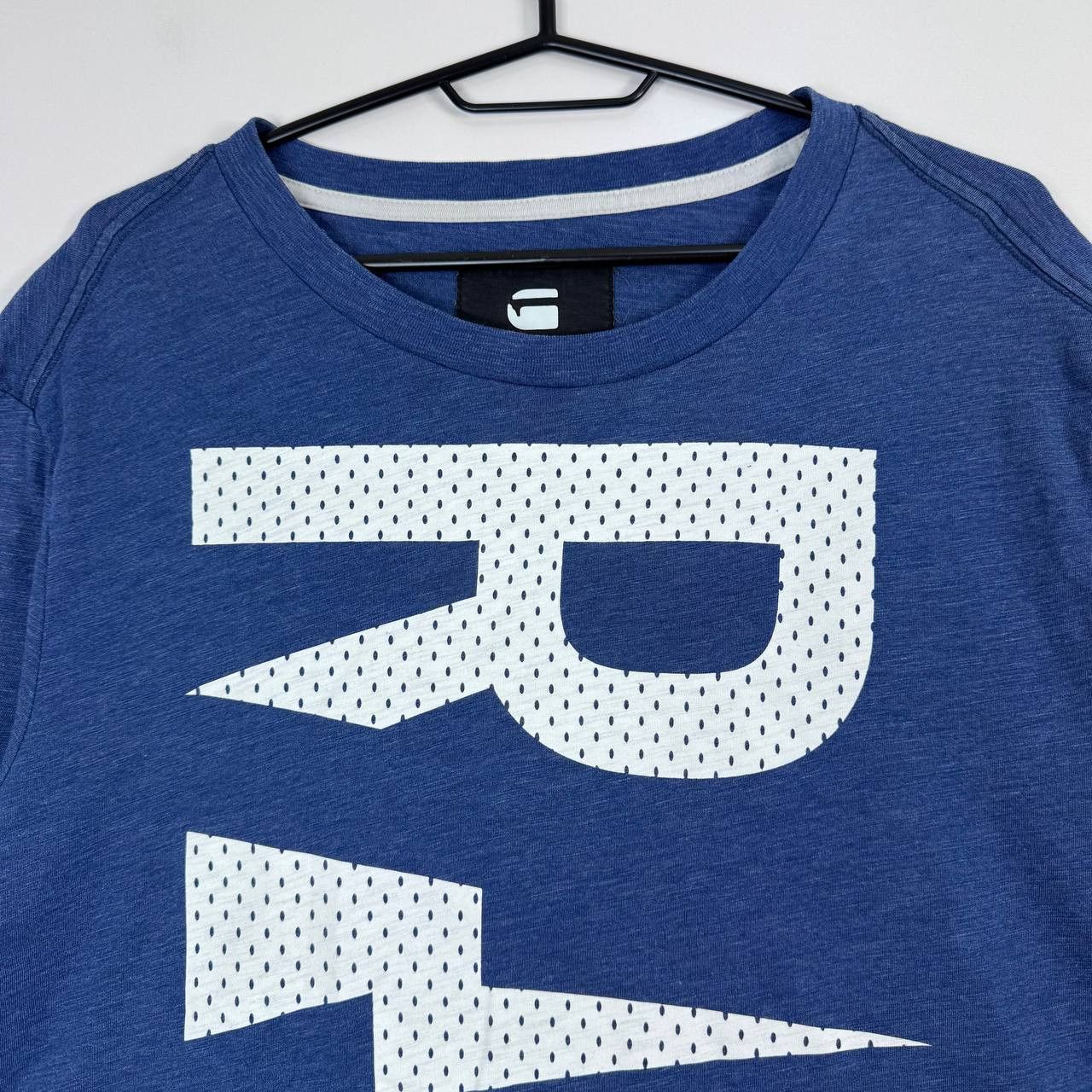 G-Star G-Star Raw Graphic Logo T-Shirt Blue Streetwear Size M Size US M / EU 48-50 / 2 - 2 Thumbnail