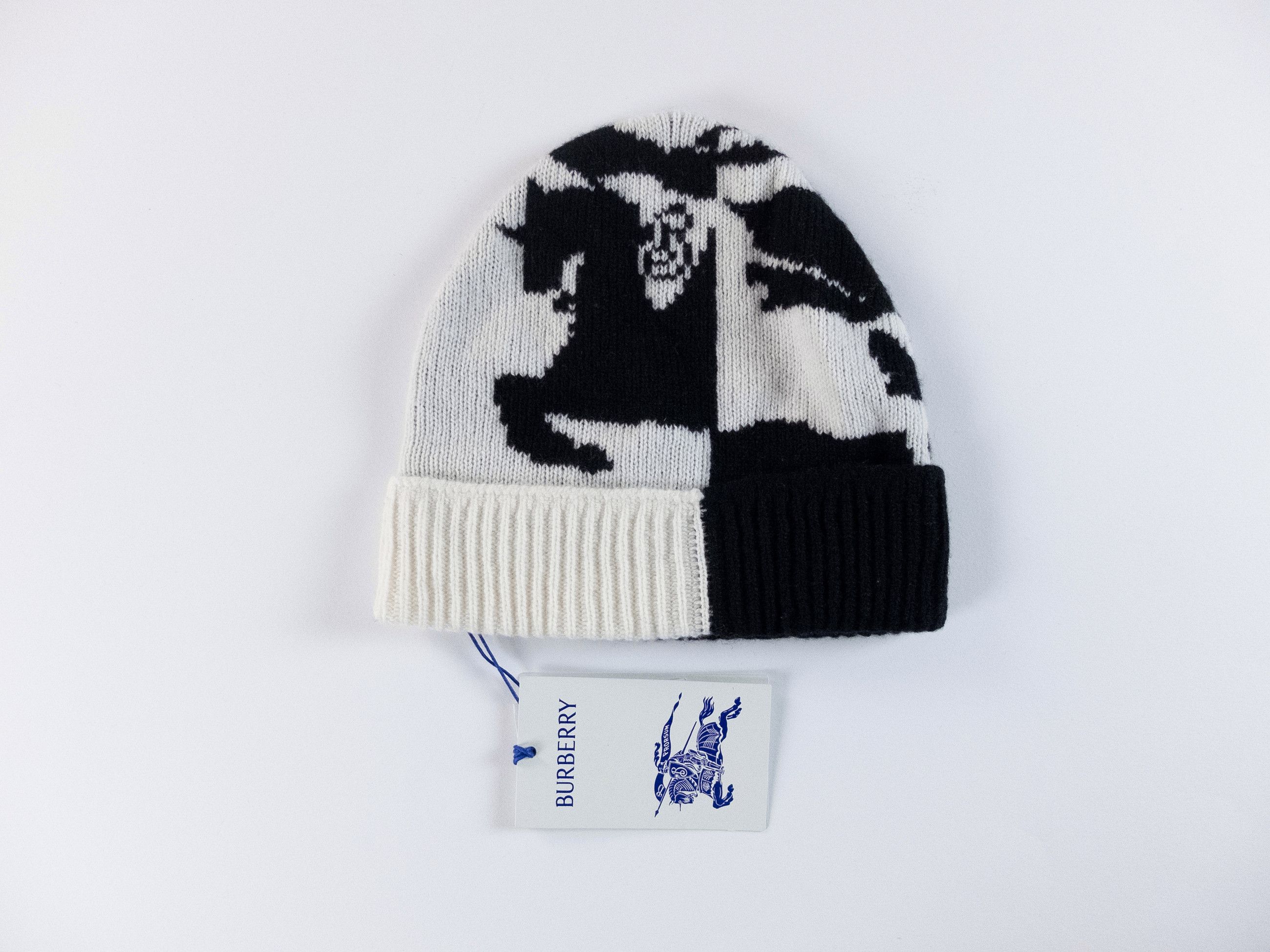 ハット BURBERRY Electric Blue Cashmere Beanie Hat Burberry Electric Blue Cashmere Beanie Hat | Grailed