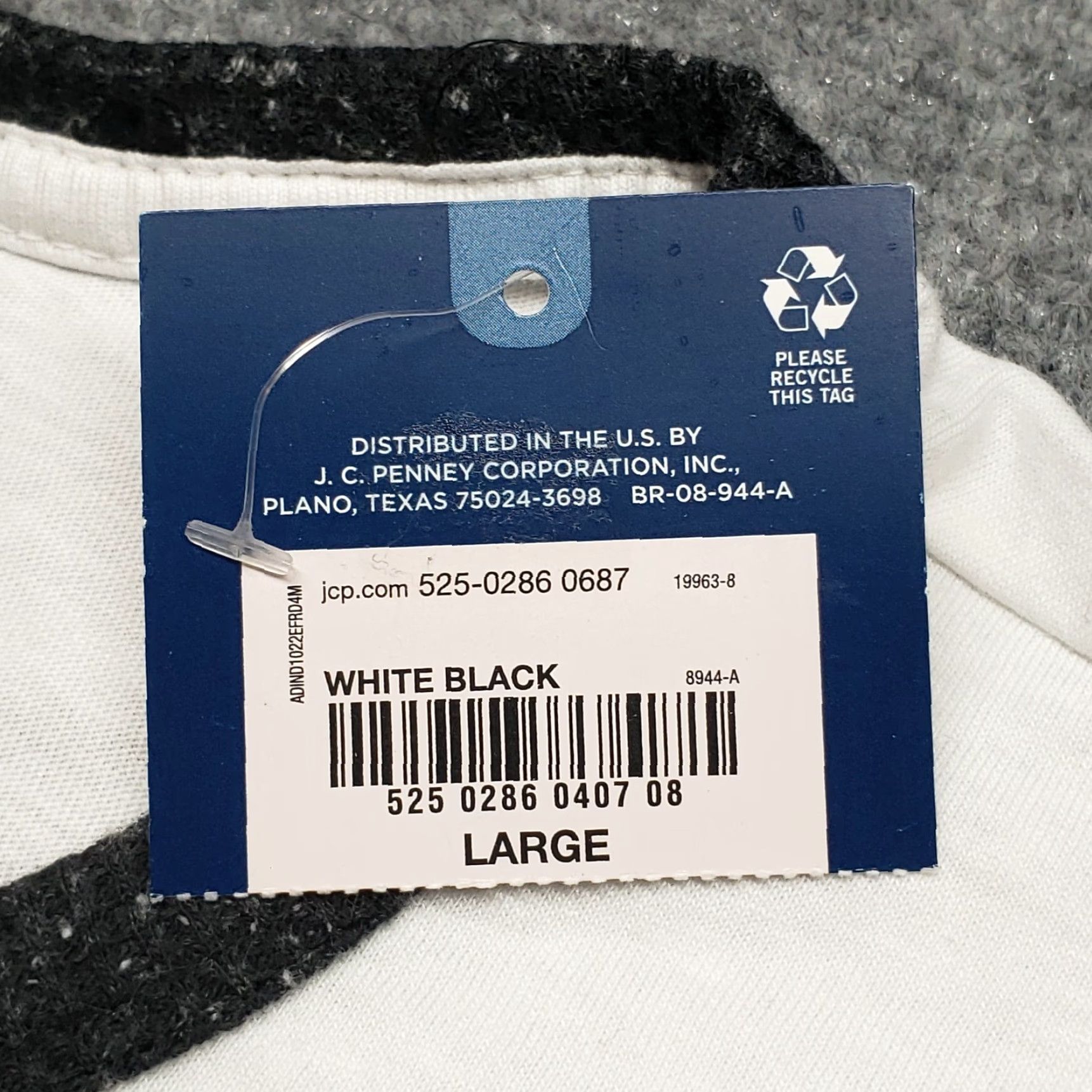 Vintage Arizona Jean Co T-Shirt Mens Size L White Black Round Neck Long Sleeve New Size US L / EU 52-54 / 3 - 7 Thumbnail