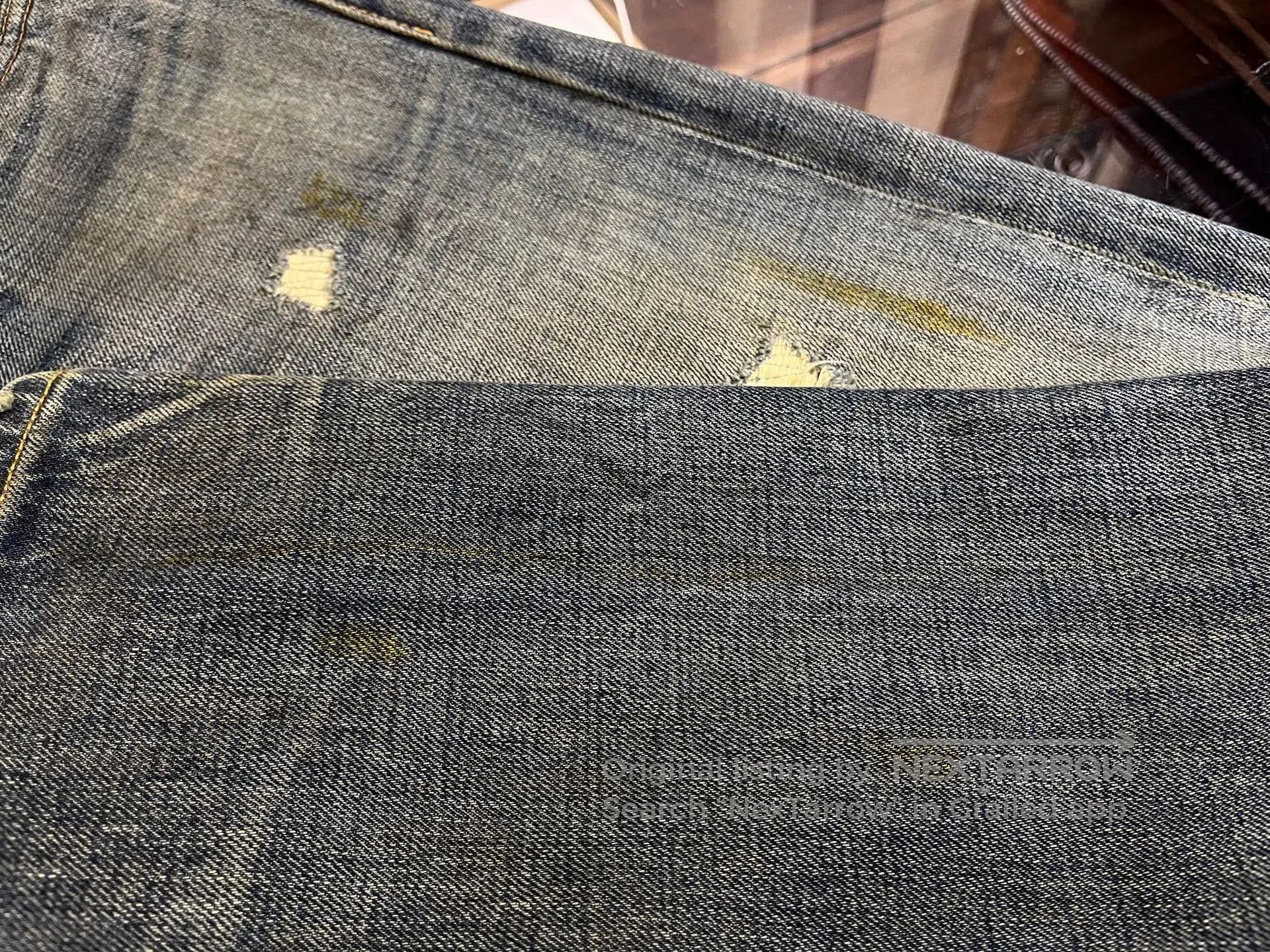 RRL Ralph Lauren vintage rrl distressed denim jeans. Size US 30 / EU 46 - 8 Thumbnail