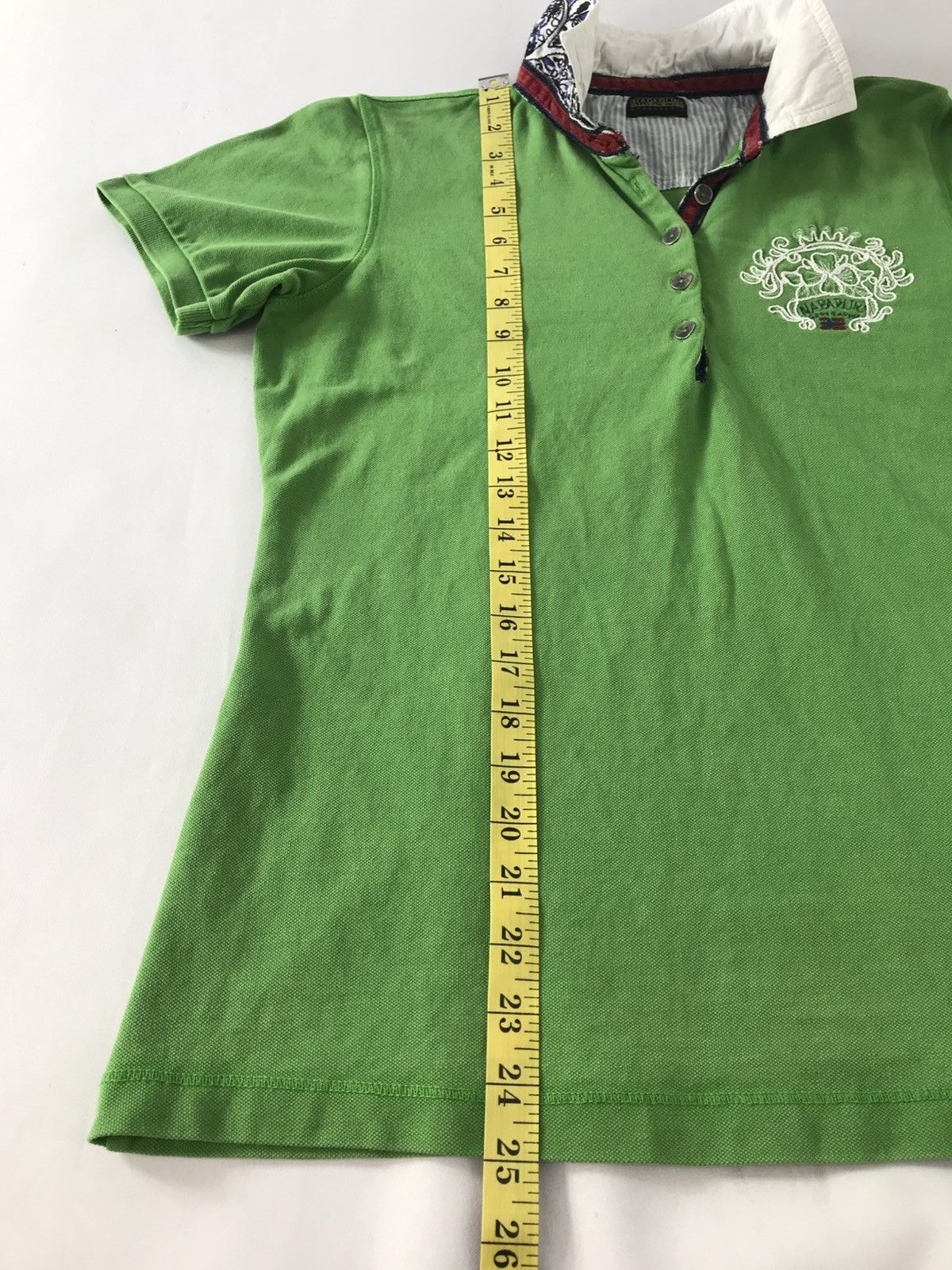 Napapijri Napajiri Geographic Embroidery Logo Polo Tee T-Shirt Design Size S / US 4 / IT 40 - 9 Thumbnail