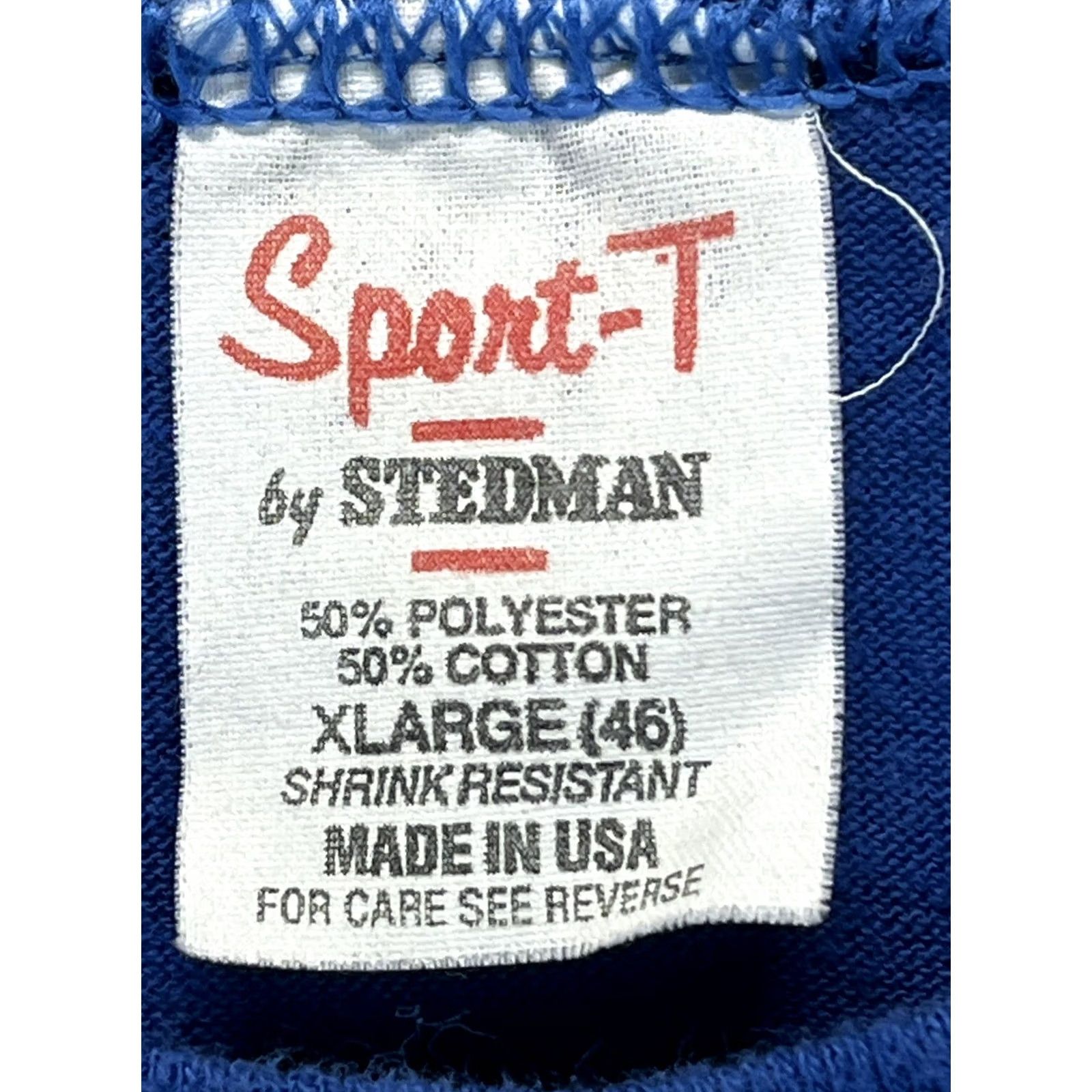 Vintage VINTAGE Stedman Florida Keys T-Shirt Mens XL Blue Crew Neck Short Sleeve Single Stitch Made USA 80s Sailing Boating Graphics GUC Size US XL / EU 56 / 4 - 6 Thumbnail