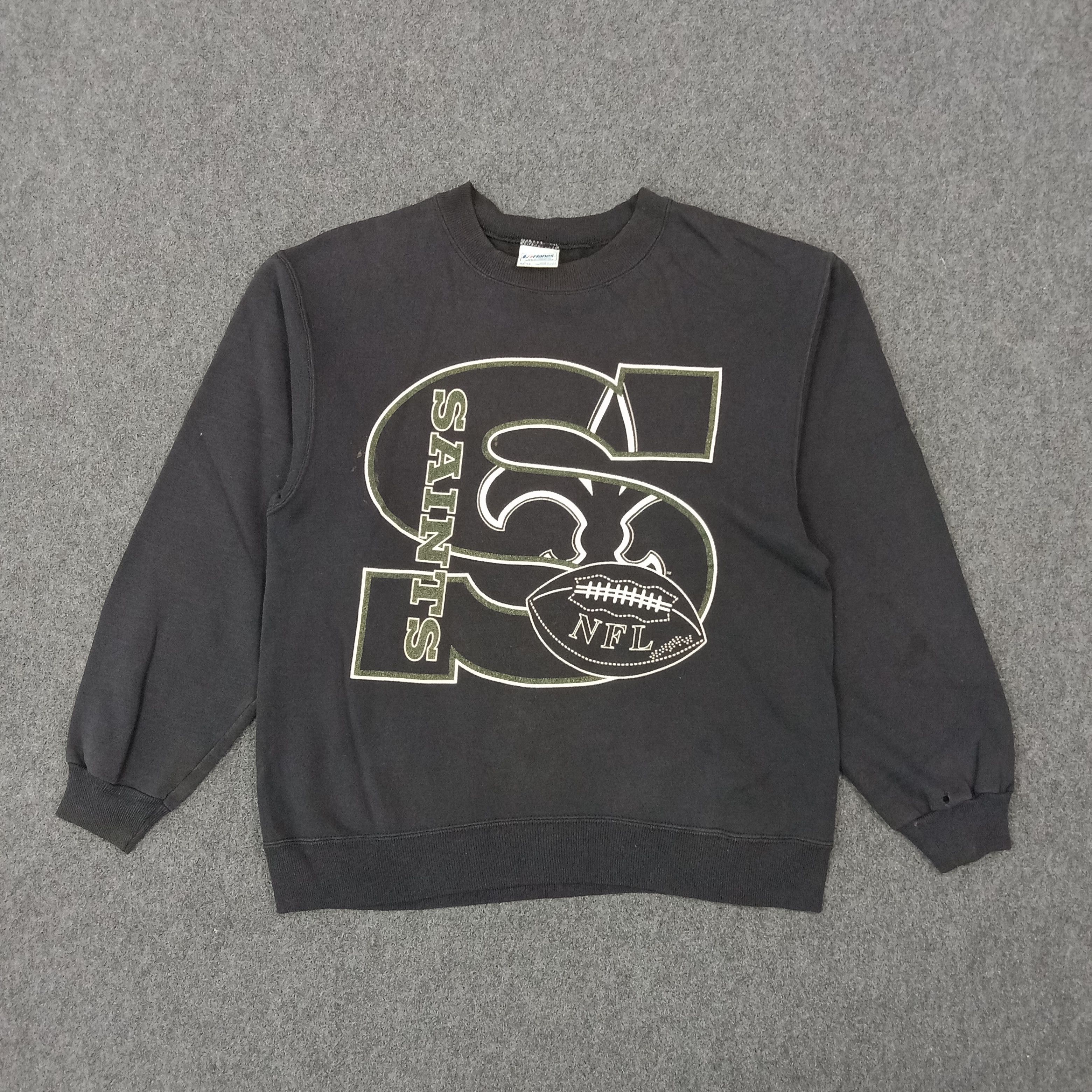 Hanes New Orleans Saints Team American Football Sweatshirt C264N2 Size US M / EU 48-50 / 2 - 1 Thumbnail