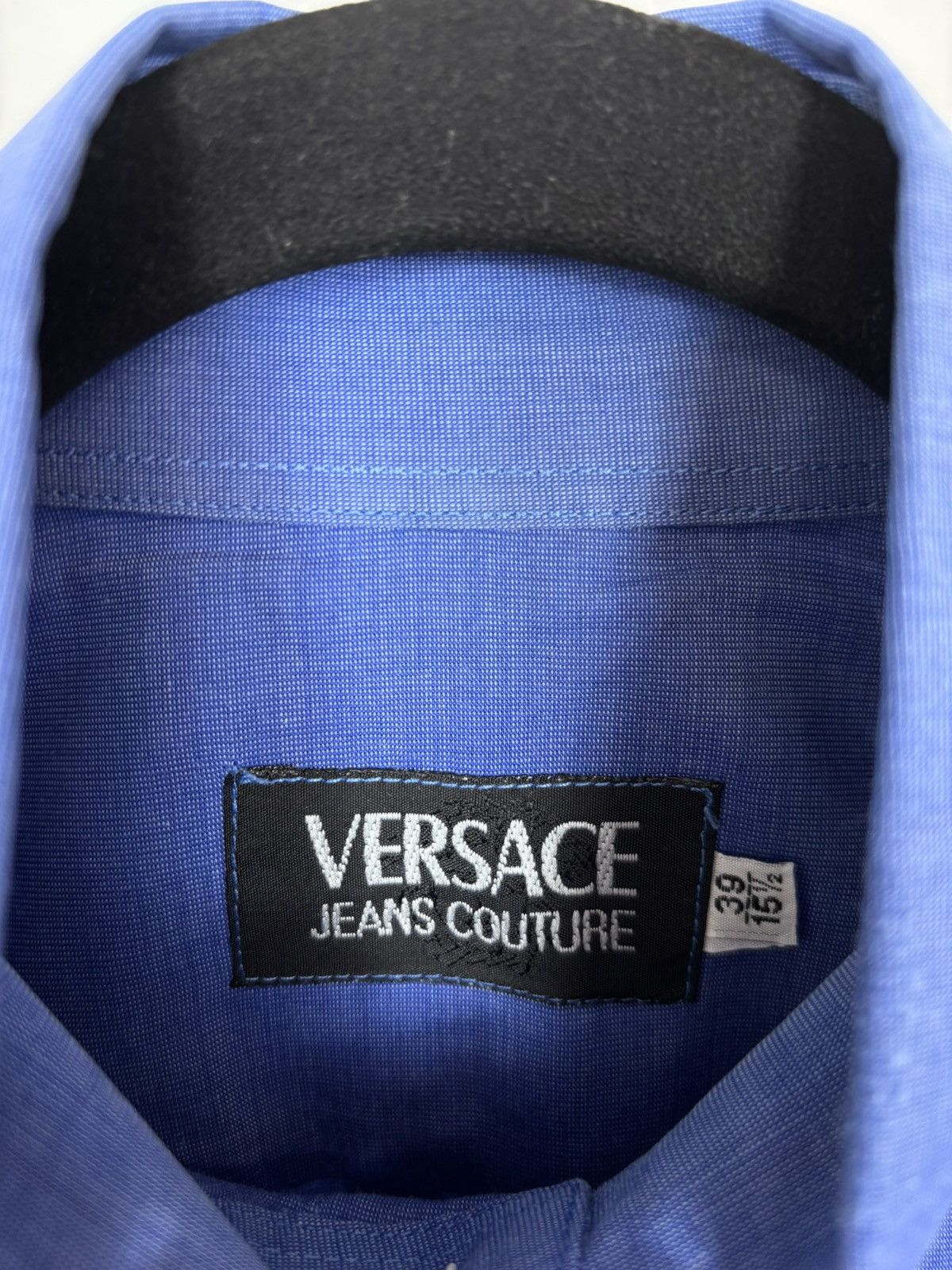 Versace Jeans Couture Vintage Versace Jeans Couture Men’s Blue Long Sleeve Shirt Size US M / EU 48-50 / 2 - 11 Thumbnail
