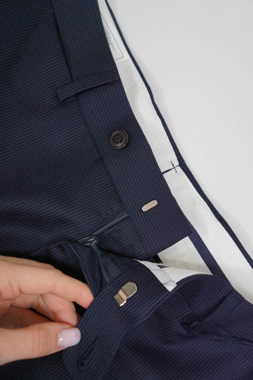 Suitsupply Men Suitsupply Suit Lazio Single Btreasted Wool S110's US46S Size 46S - 9 Thumbnail