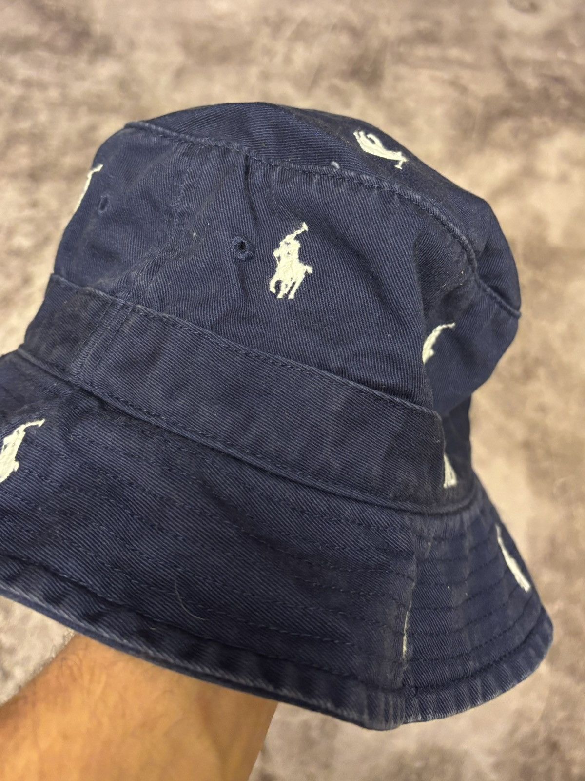 New Era × Polo Ralph Lauren Ralph Lauren Mens Blue Loft Bucket Hat Size S-M Bnwt Size ONE SIZE - 4 Thumbnail