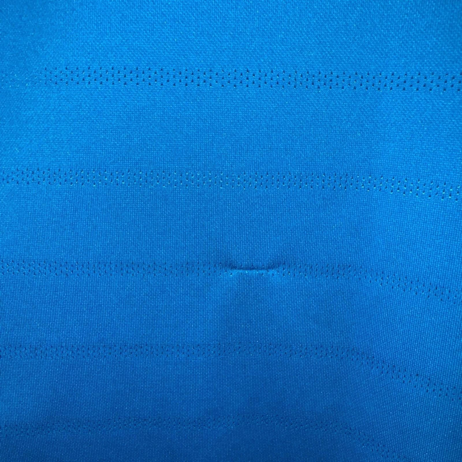 Callaway Callaway Mens Blue Striped Polo Shirt Hy-Vee Logo L Size ONE SIZE - 6 Thumbnail