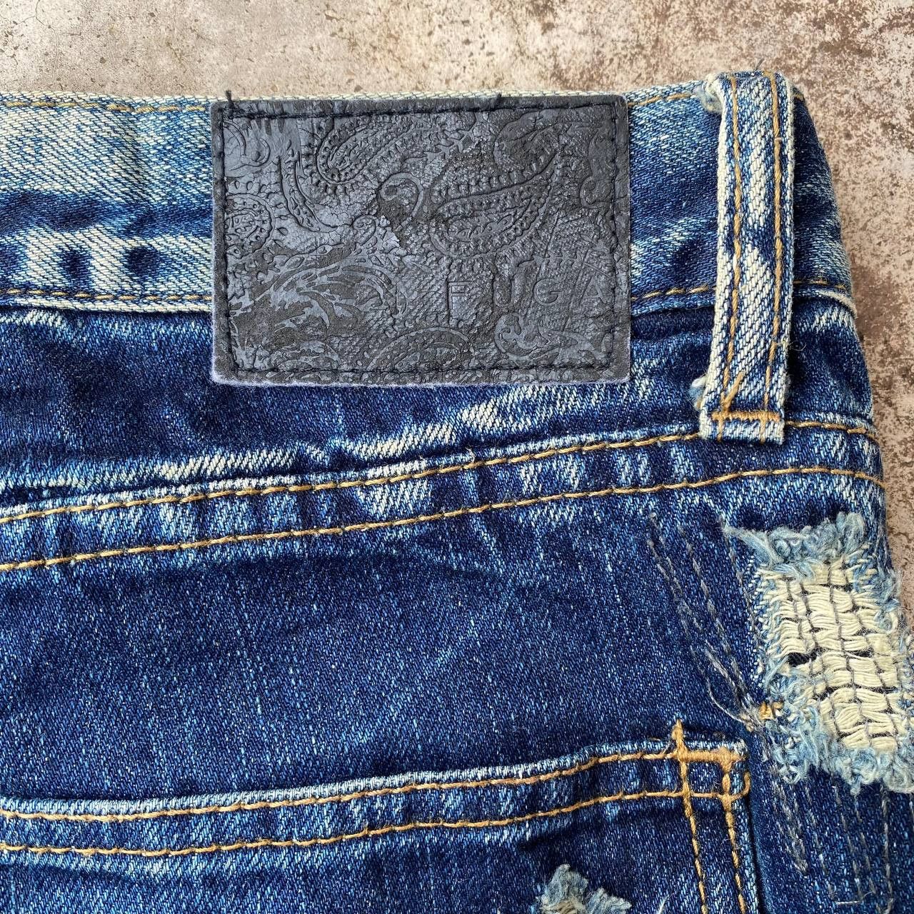 GOSTAR DE FUGA FLARED FUGA DISTRESSED DENIM BOOTCUT W29" Size US 30 / EU 46 - 14 Thumbnail