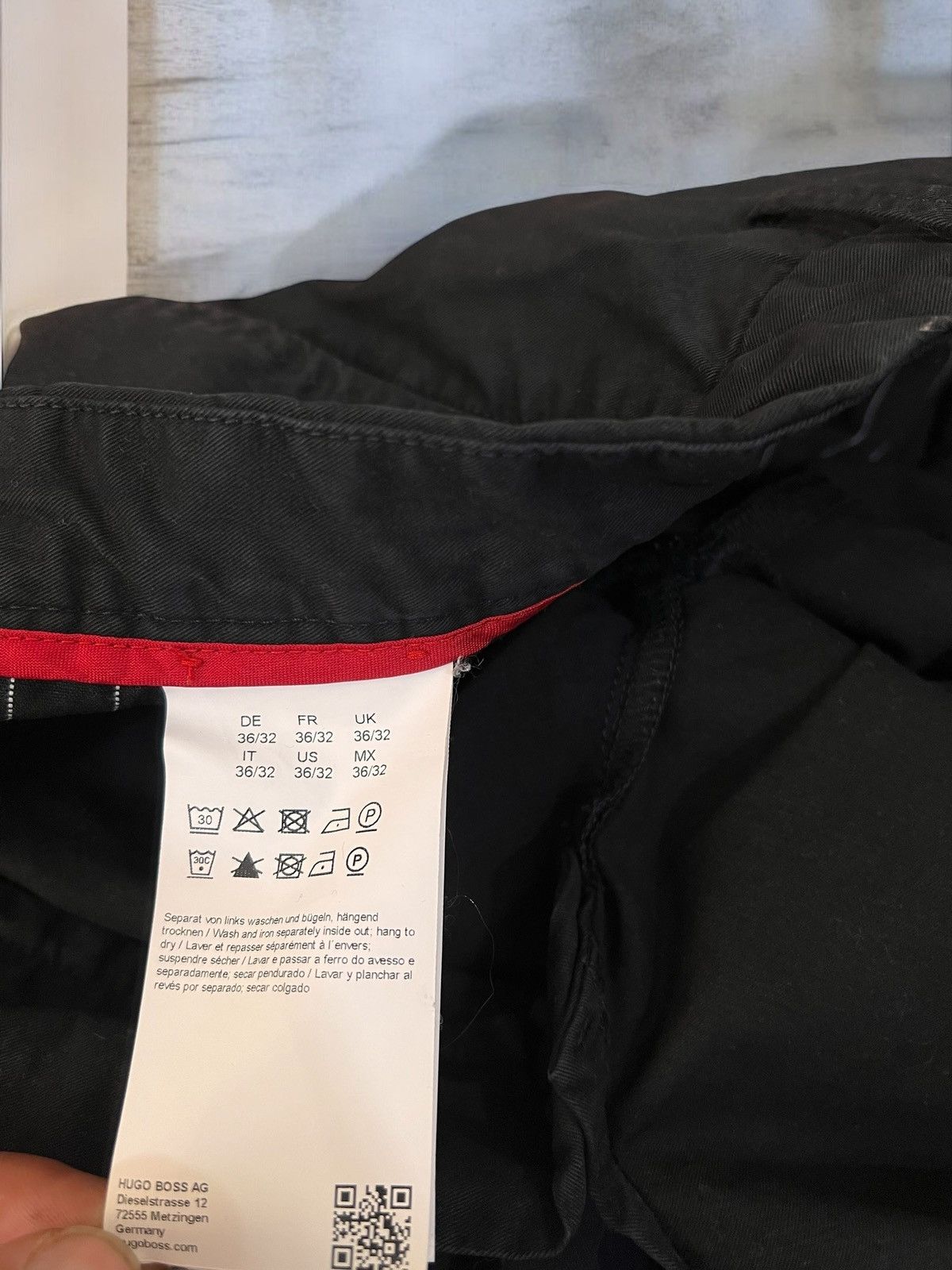 Hugo Boss HUGO Hugo Boss black chino trousers size W36 L32 Size US 36 / EU 52 - 6 Thumbnail