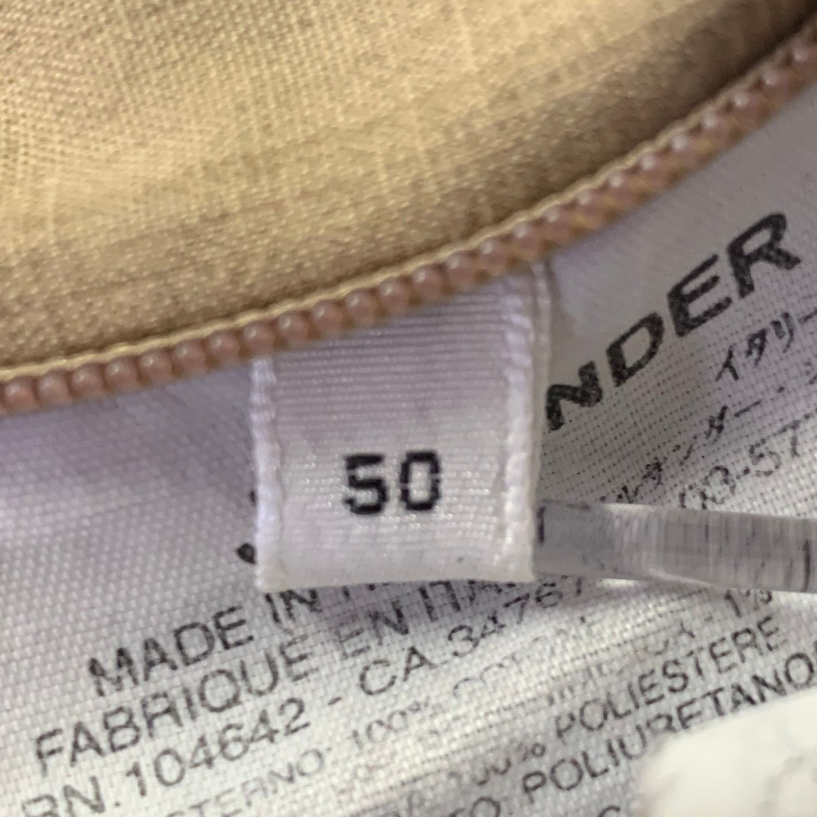 Jil Sander JIL SANDER Size M Beige Brown Cotton Layered Suede Jacket Size US M / EU 48-50 / 2 - 9 Thumbnail