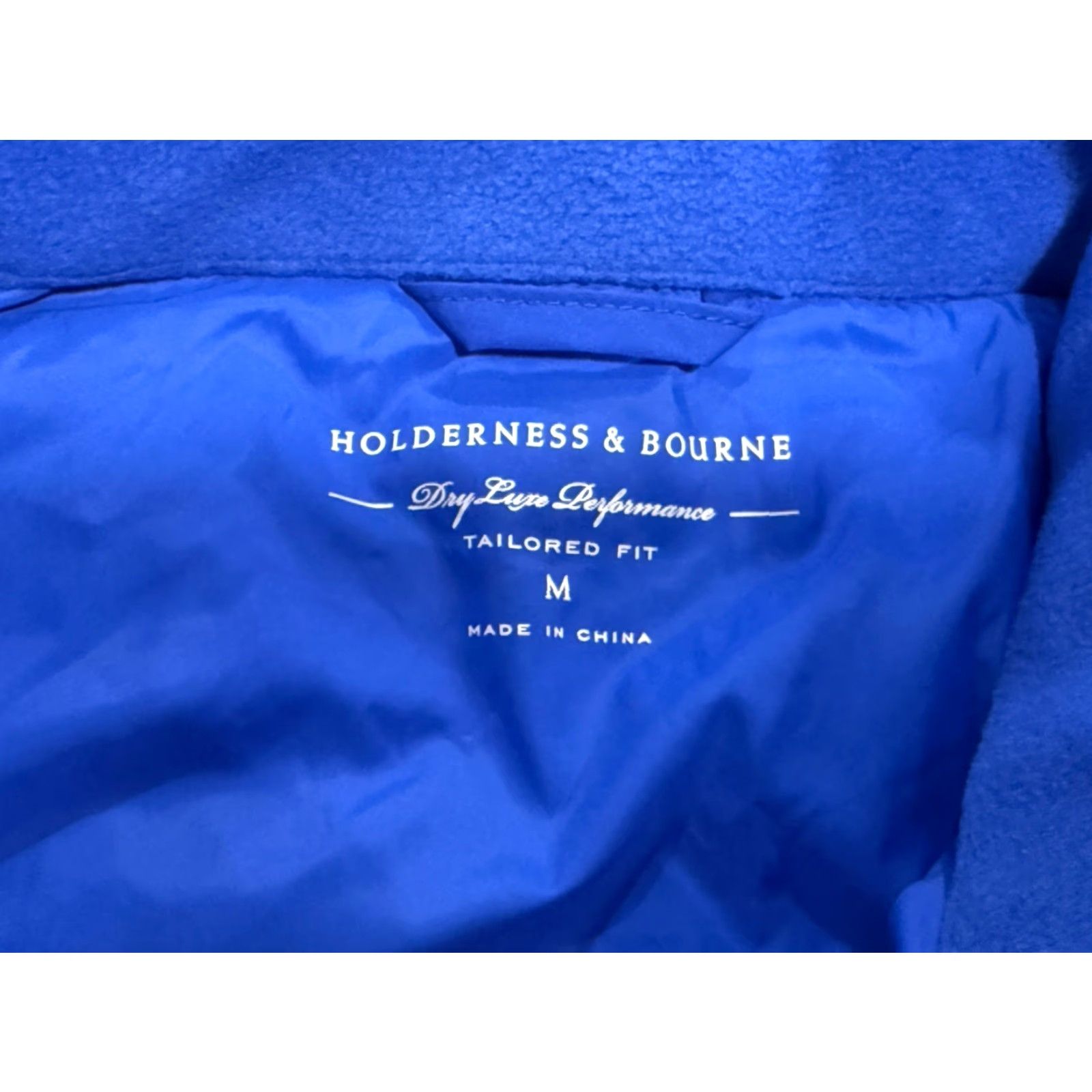 Vintage Holderness & Bourne Golf The King Vest Mens Medium Blue Nylon Softshell Zip Full Zip Insulated Lightweight Stretch Size US M / EU 48-50 / 2 - 3 Thumbnail