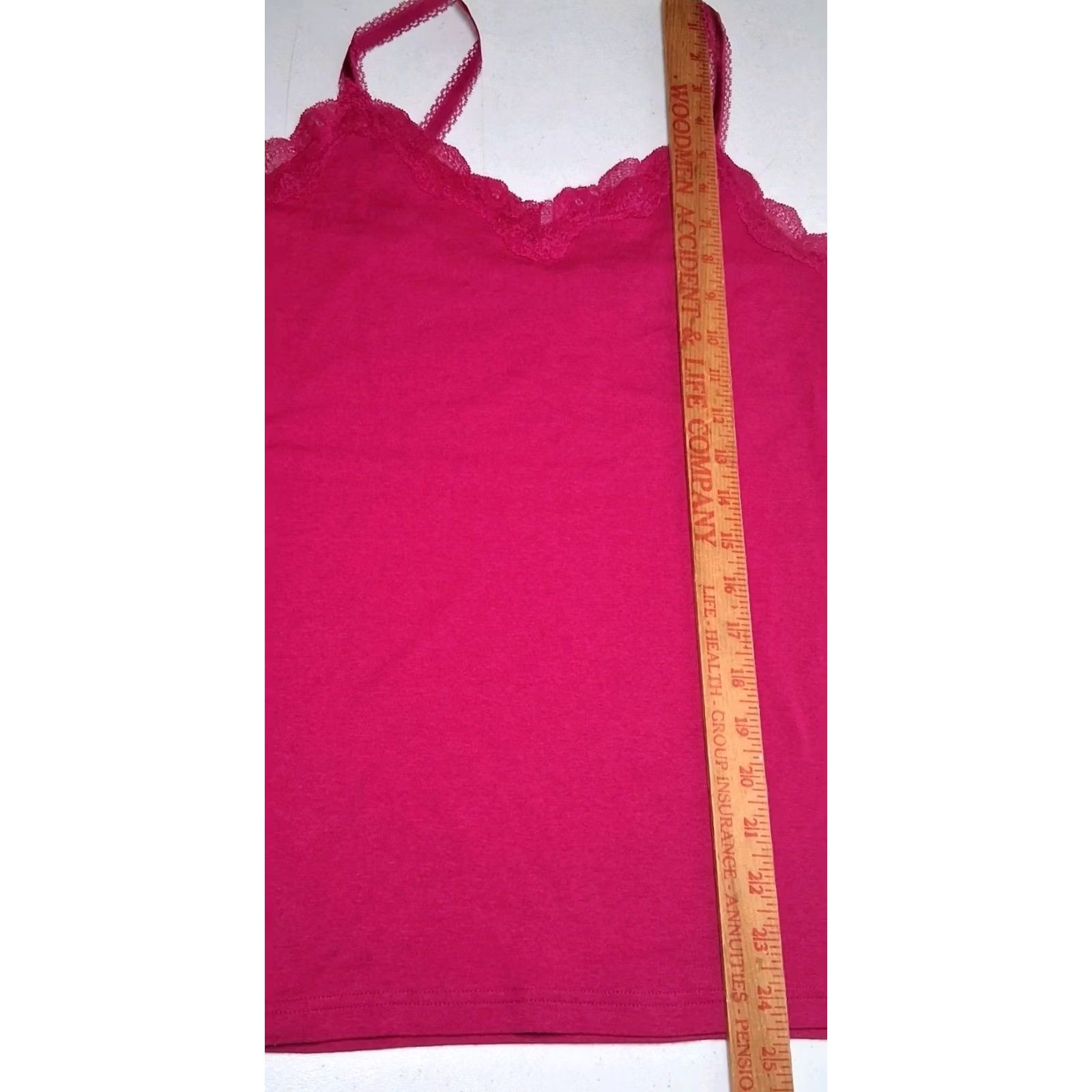 Old Navy VINTAGE Old Navy Lace Trim Cami Tank Top Lot of 3 Women M Pink Gray Lime Green Fairy Y2K Size M / US 6-8 / IT 42-44 - 4 Thumbnail
