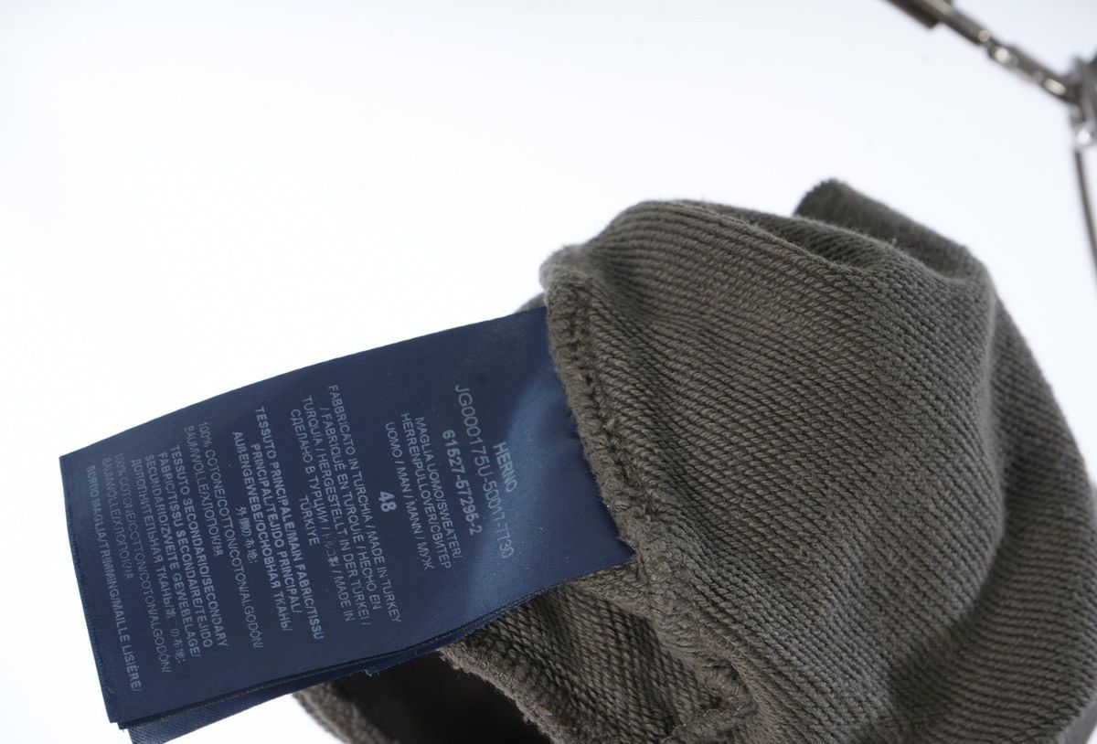 Herno Herno Sweatshirt big logo sz 48 Size US M / EU 48-50 / 2 - 5 Thumbnail