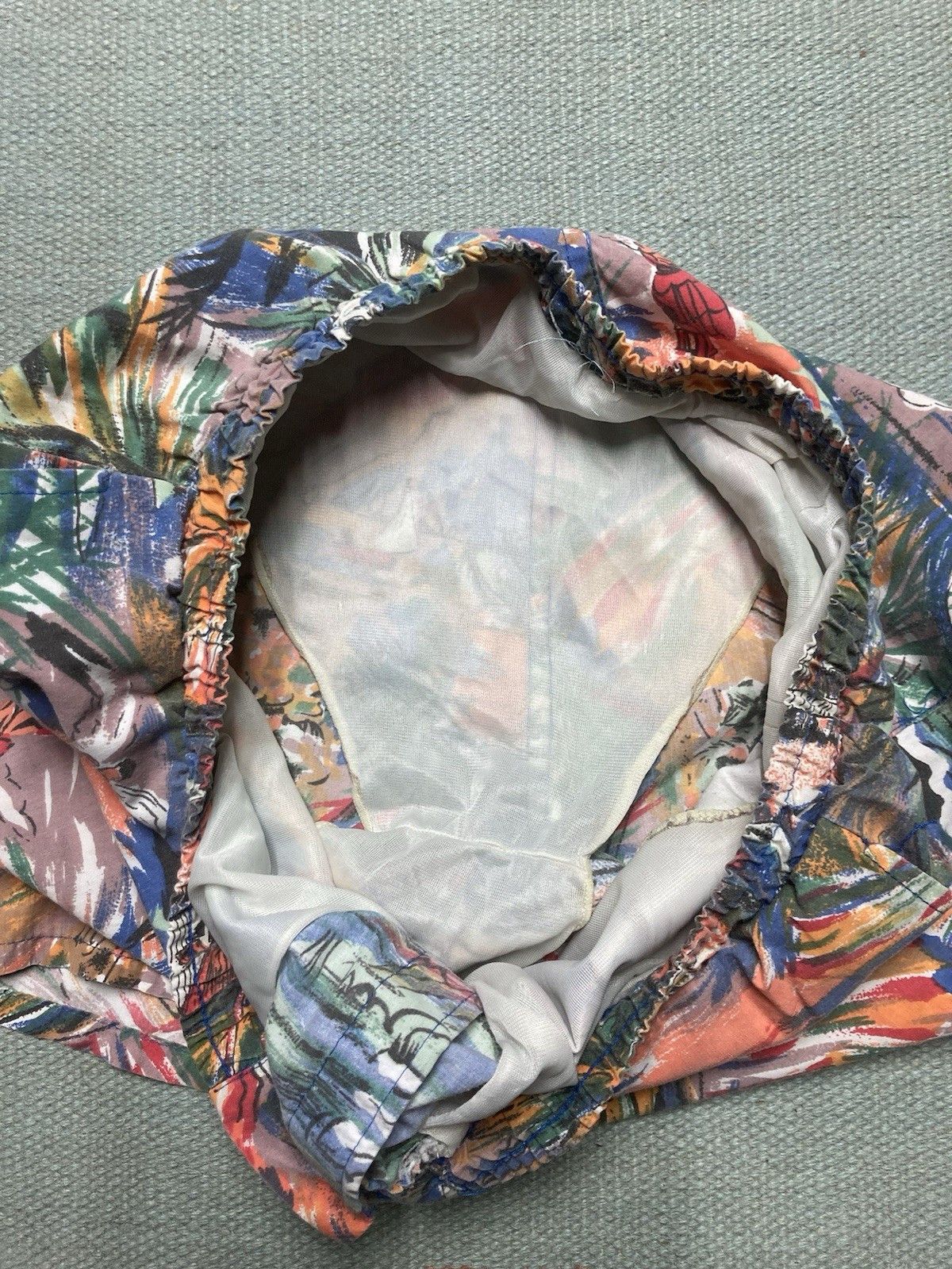 Vintage 80s shorts swim trunks novelty print Hawaiian beach ocean 31 Size US 31 - 5 Thumbnail