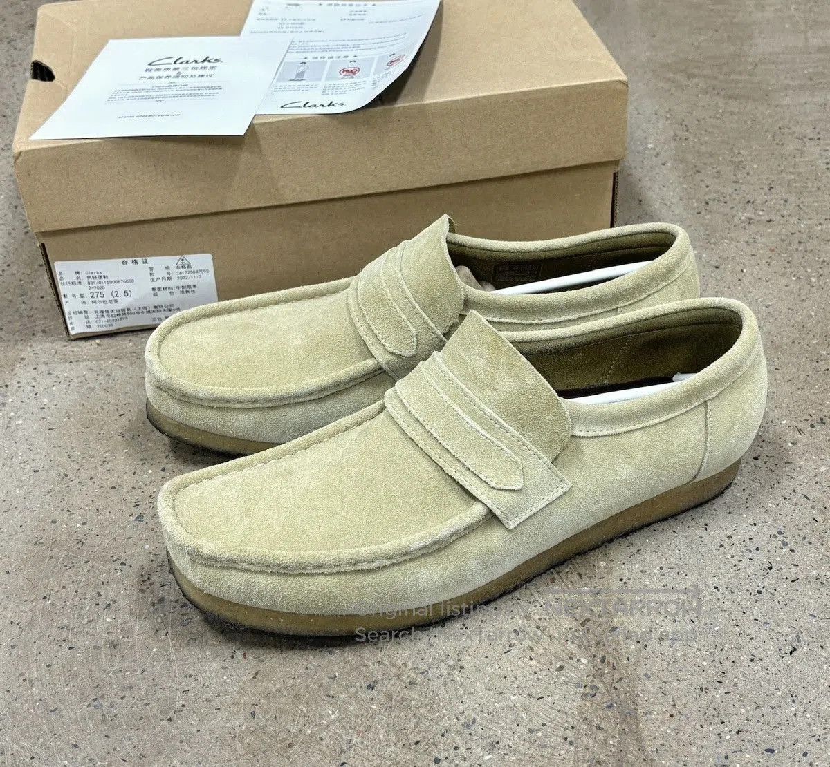Clarks CLARKS ORIGINALS X SWEET CHICK - Waffles Wallabees / Sz 9