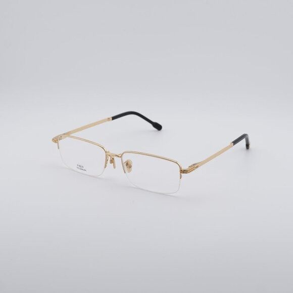 Fred FG50024U 030 Eyeglasses Gold 55mm Rectangle Frame