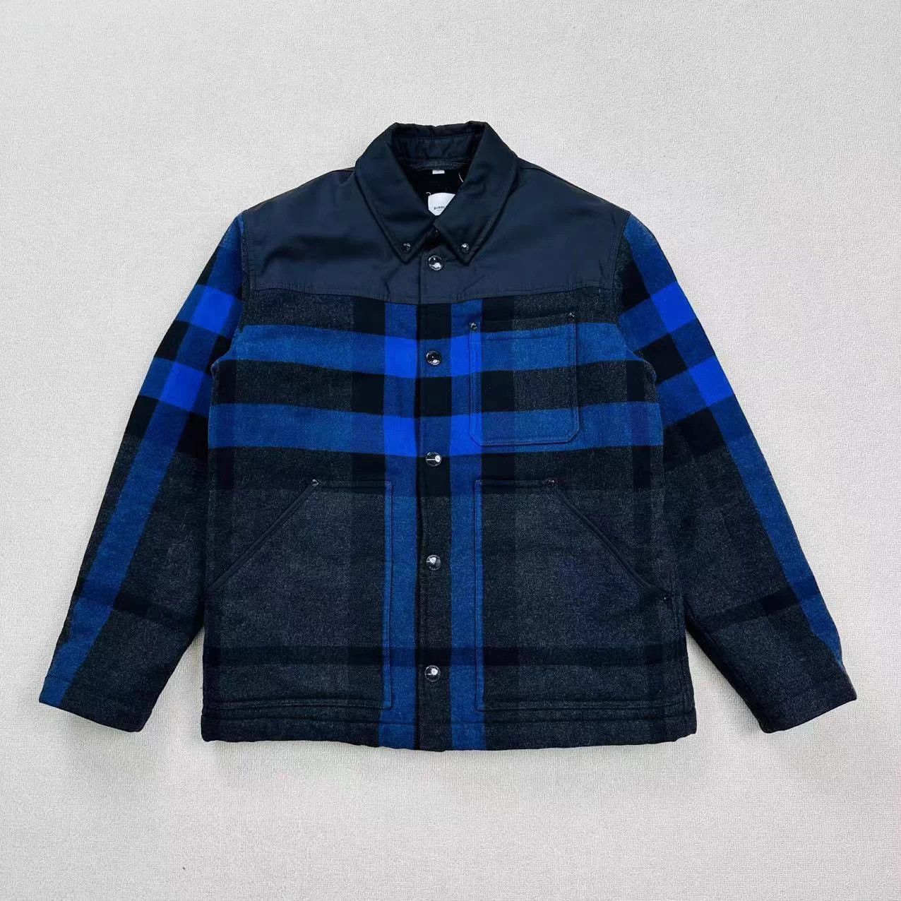 Burberry Burberry Check Wool-Cotton Jacket M Like New Size US M / EU 48-50 / 2 - 1 Thumbnail