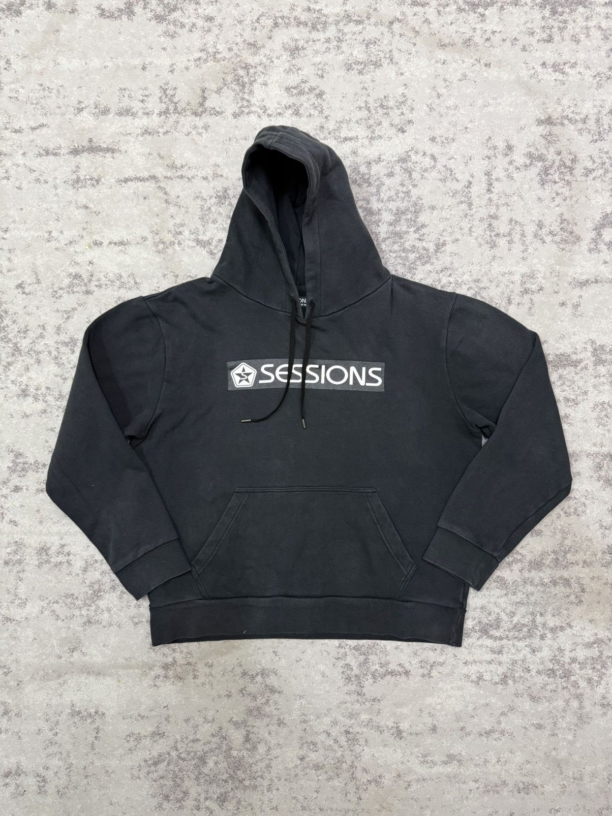 Sessions Session Biglogo Pullover Sweater Black Hoodie Size US M / EU 48-50 / 2 - 3 Thumbnail