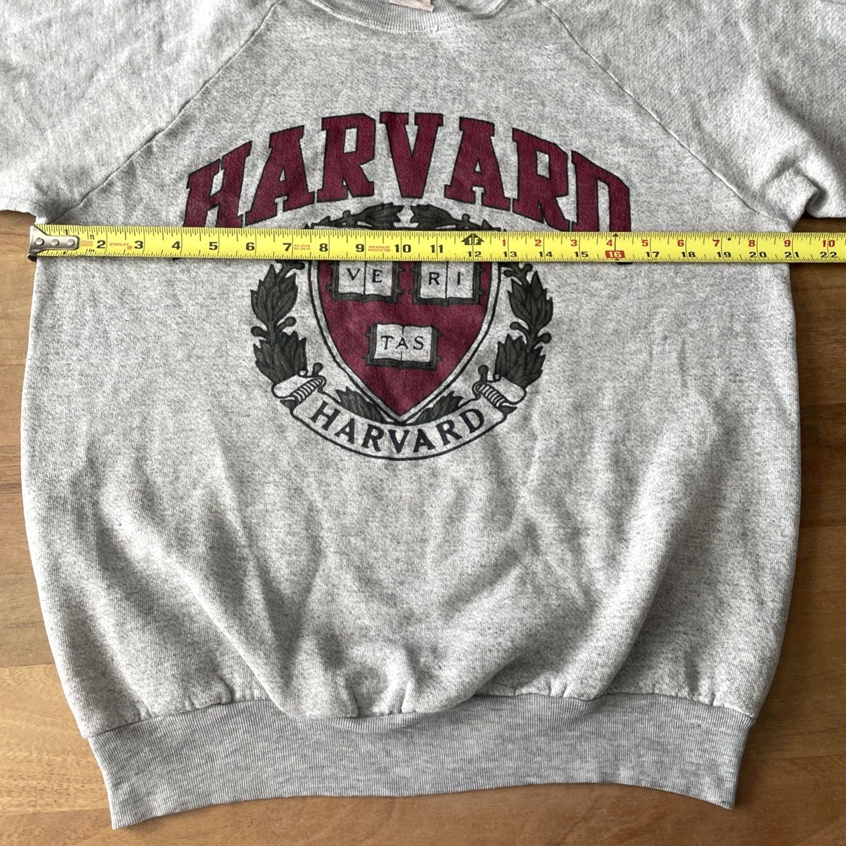 Fruit Of The Loom VINTAGE Harvard University Sweatshirt Women's Large Gray Fruit of the Loom USA Sweatshirt Size L / US 10 / IT 46 - 7 Thumbnail