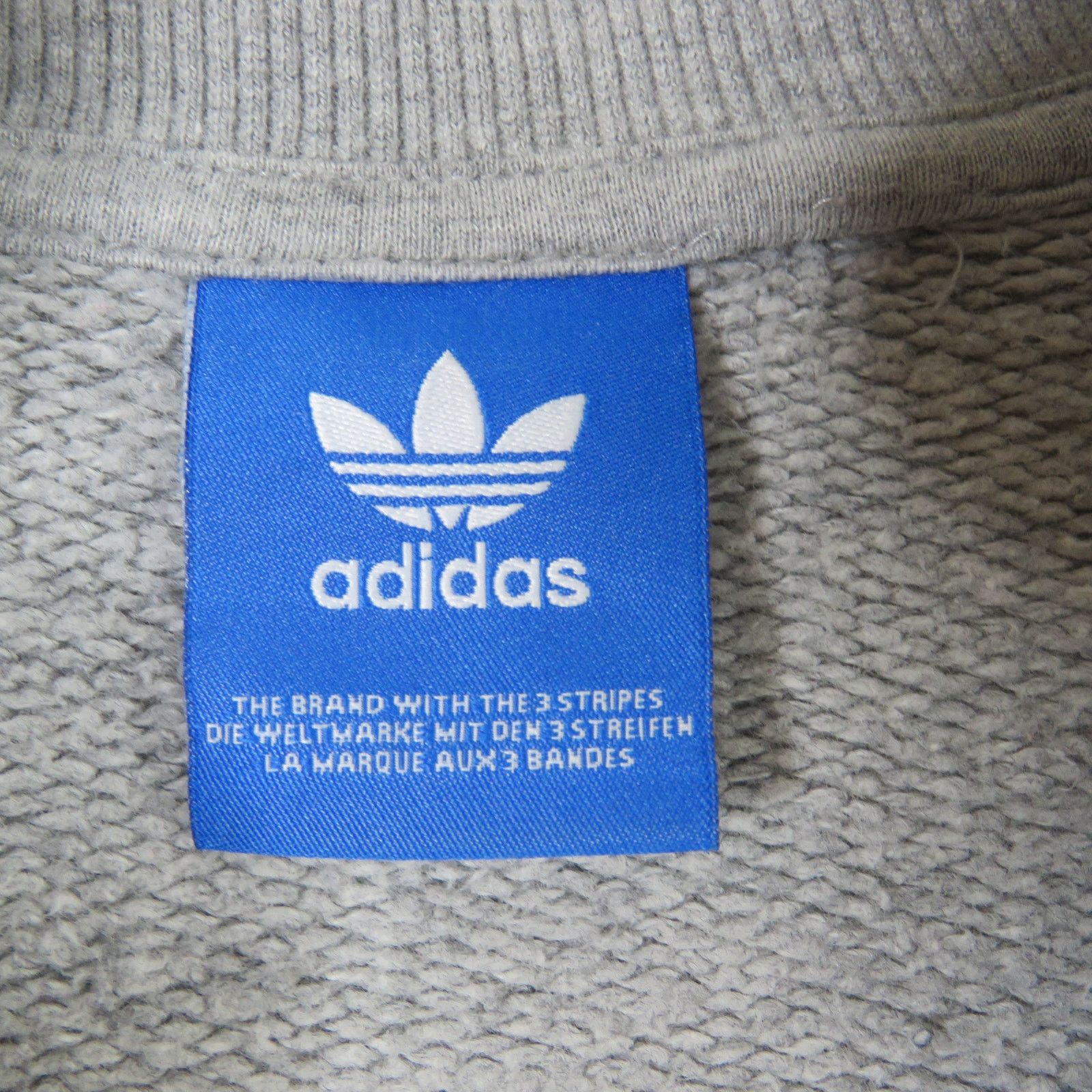 Adidas Adidas Originals Sudadera Trefoil Gray Half Zip Pullover XS Size XS / US 0-2 / IT 36-38 - 5 Thumbnail