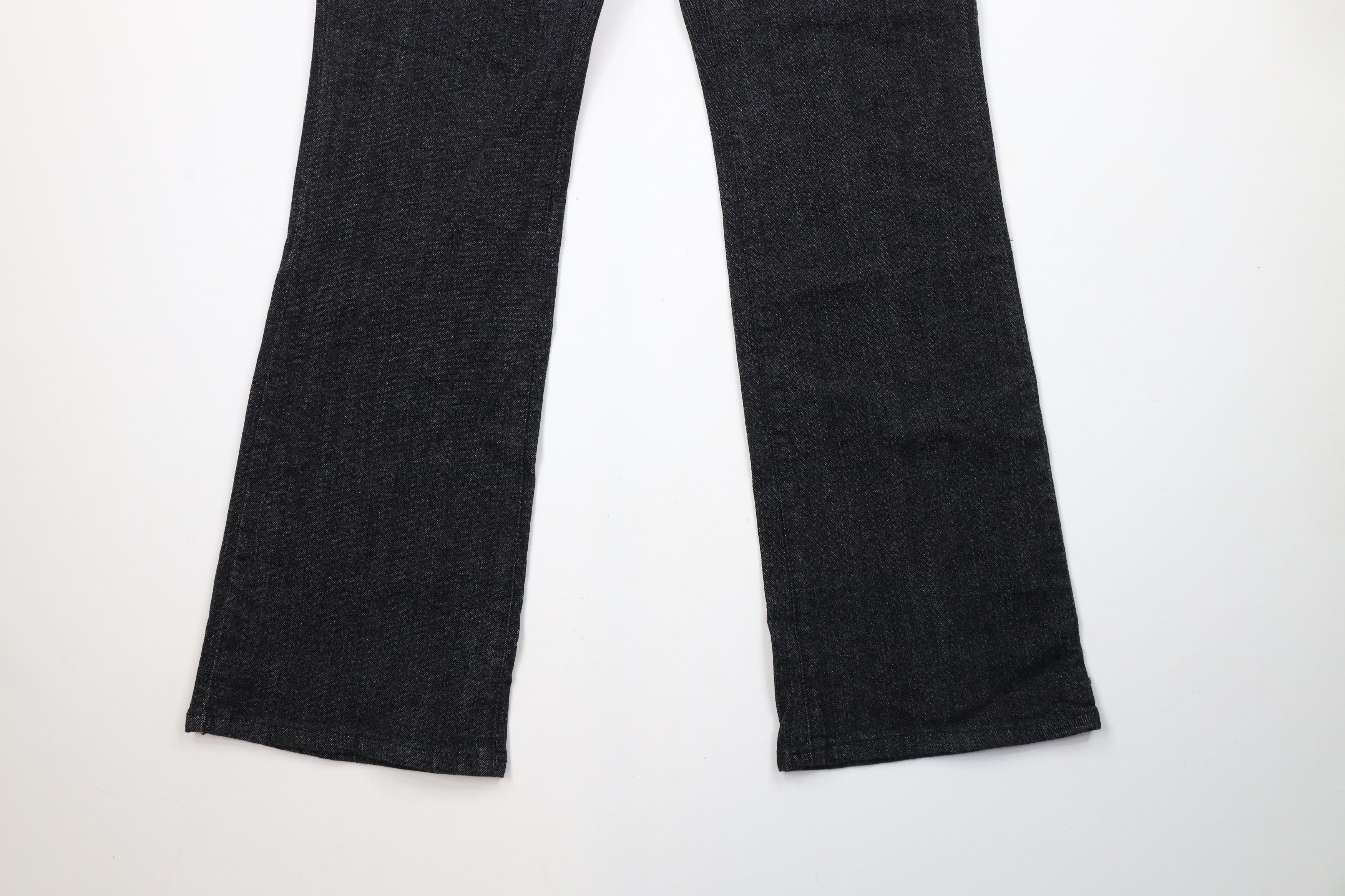 Vintage Deadstock Vintage Y2K Babydoll Wide Leg Denim Jeans Black Size 32" / US 10 / IT 46 - 4 Thumbnail