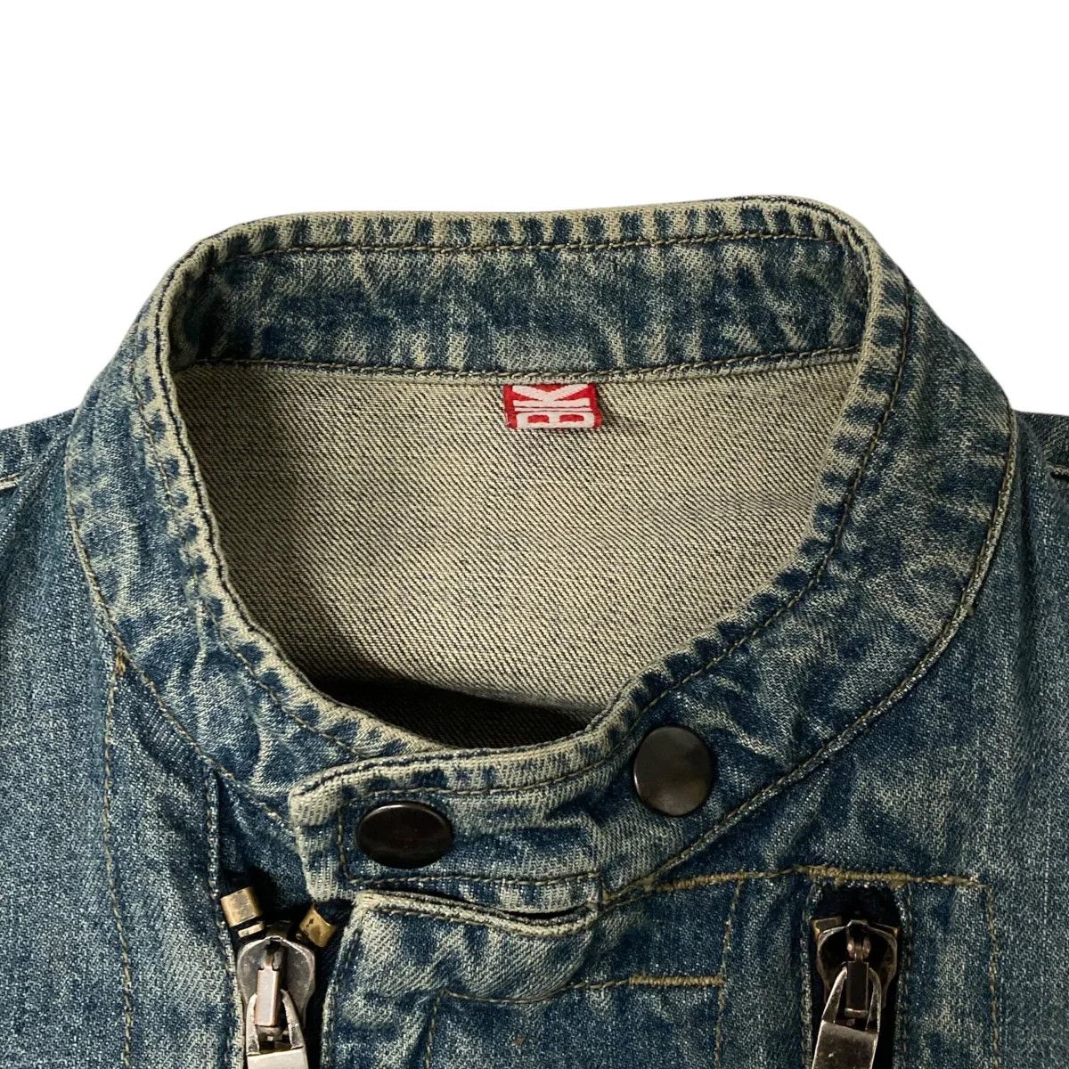 Dirk Bikkembergs Multi Zip Denim Riders Jacket Size S / US 4 / IT 40 - 7 Thumbnail