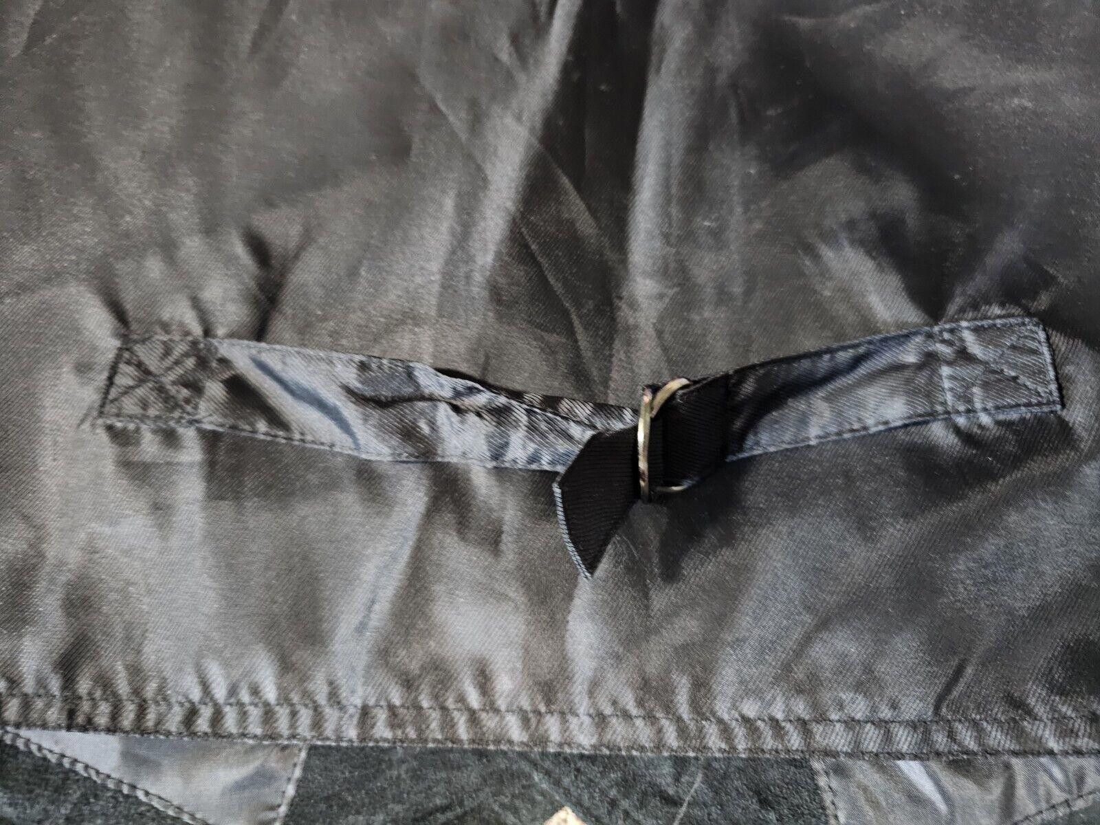 Designer Wilsons The Leather Experts Men L Black Suede Leather Button Size 42R - 7 Thumbnail