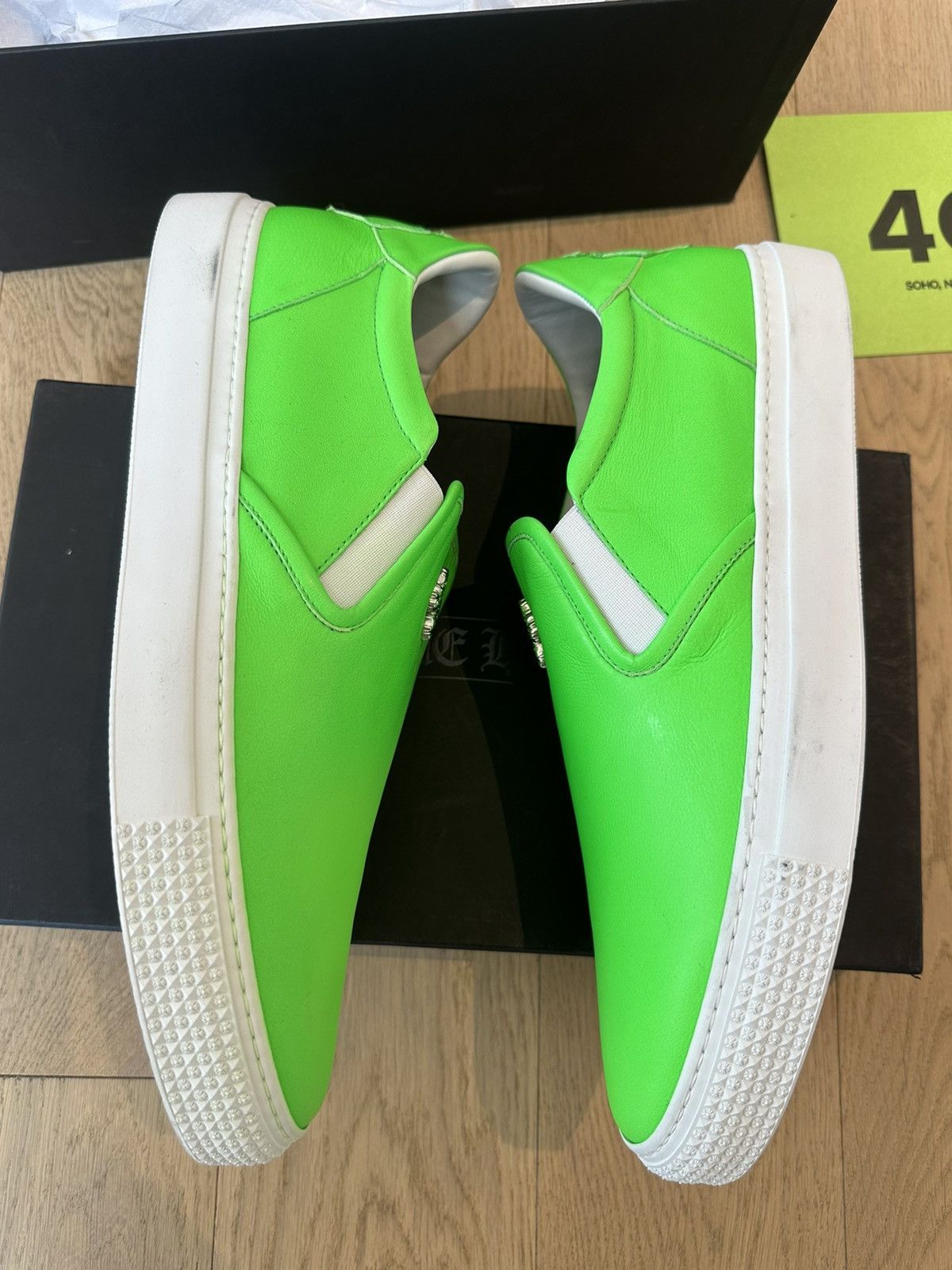 Chrome Hearts CHROME HEARTS NEW US13 eu46 SNEAKERS SLIP ONS Shoes PATCH Size US 13 / EU 46 - 5 Thumbnail