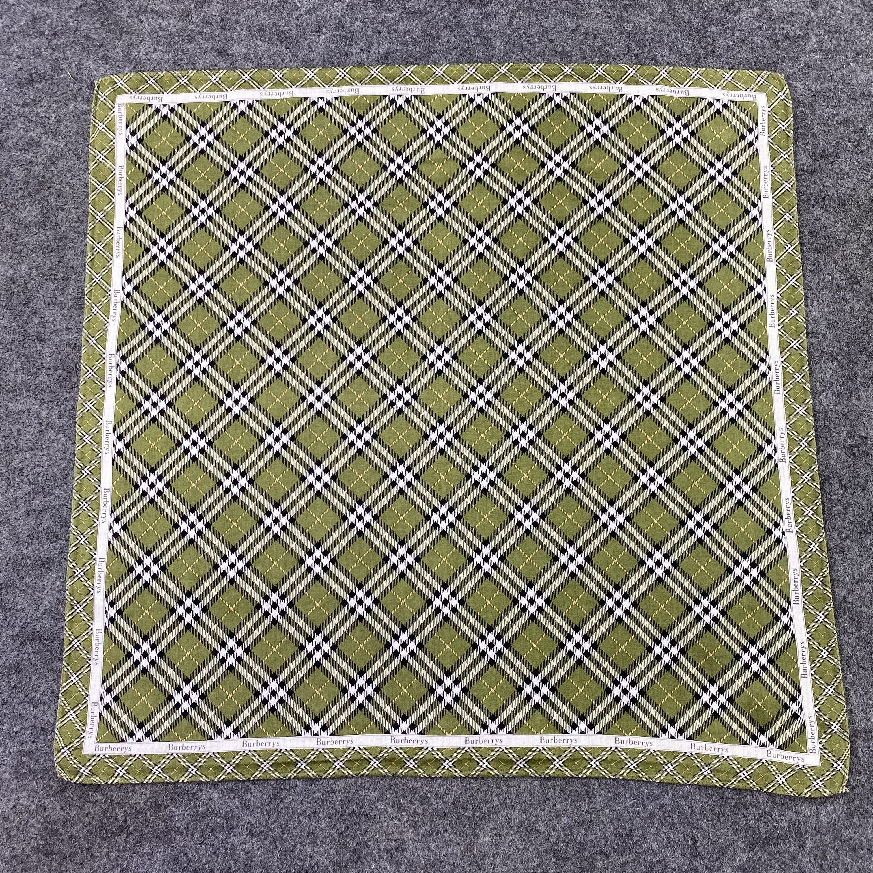 Burberry × Vintage Burberry Handkerchief / Bandana / Neckerchief-B884 Size ONE SIZE - 3 Thumbnail