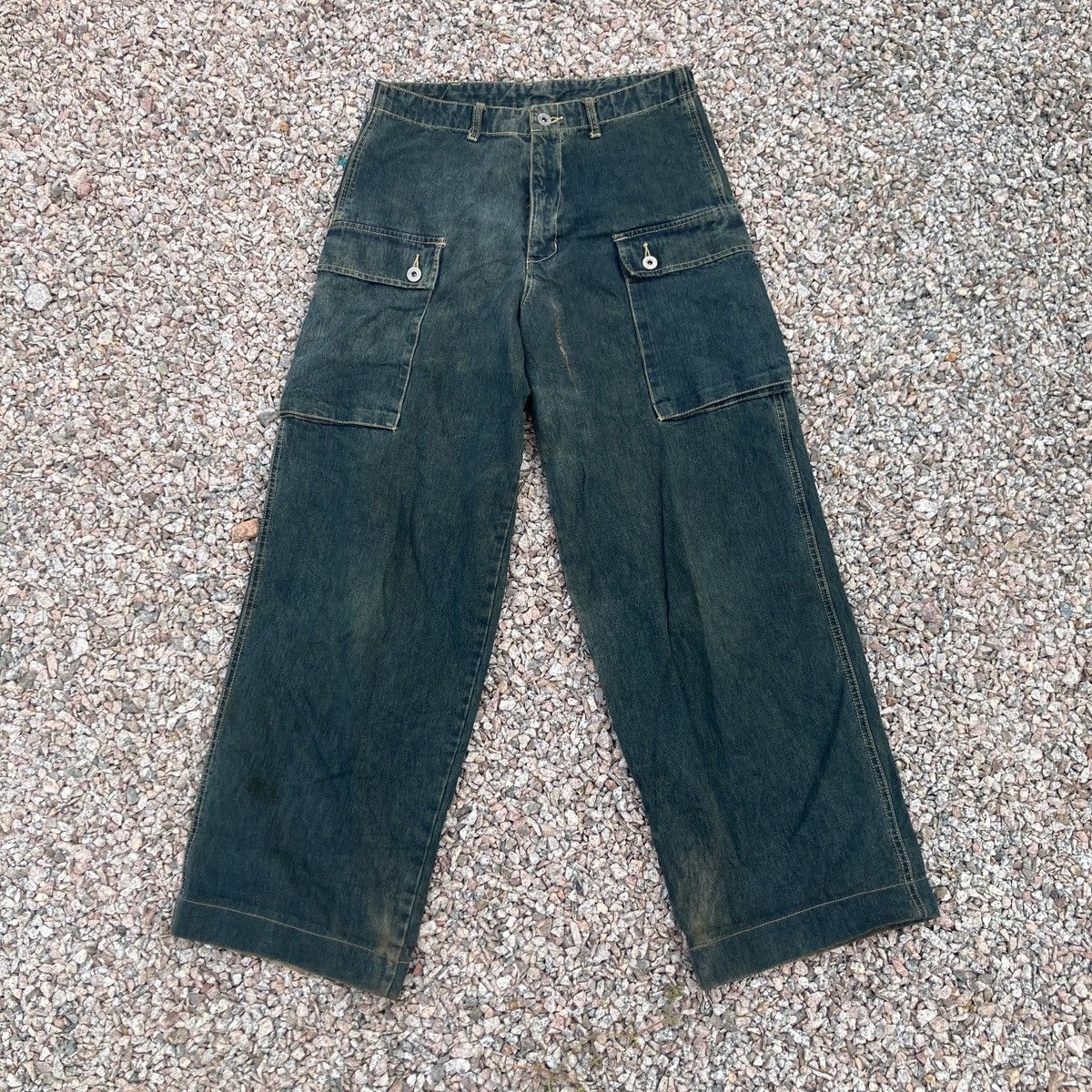Japanese Brand UNBRANDED CARGO MONKEY PANTS Size US 31 - 1 Thumbnail