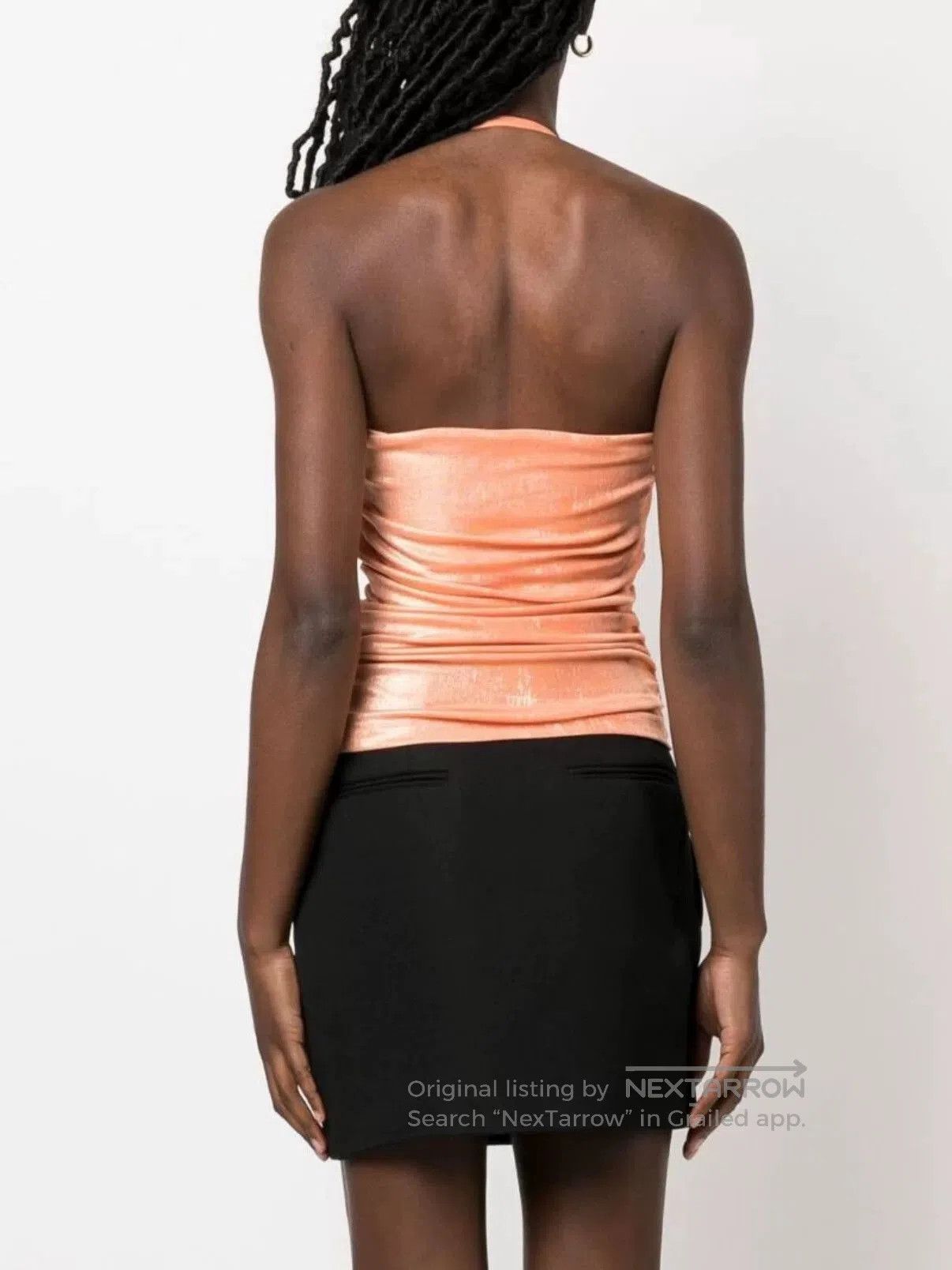 Diesel Diesel 23SS Gold Orange Halter Top. Size S / US 4 / IT 40 - 2 Thumbnail