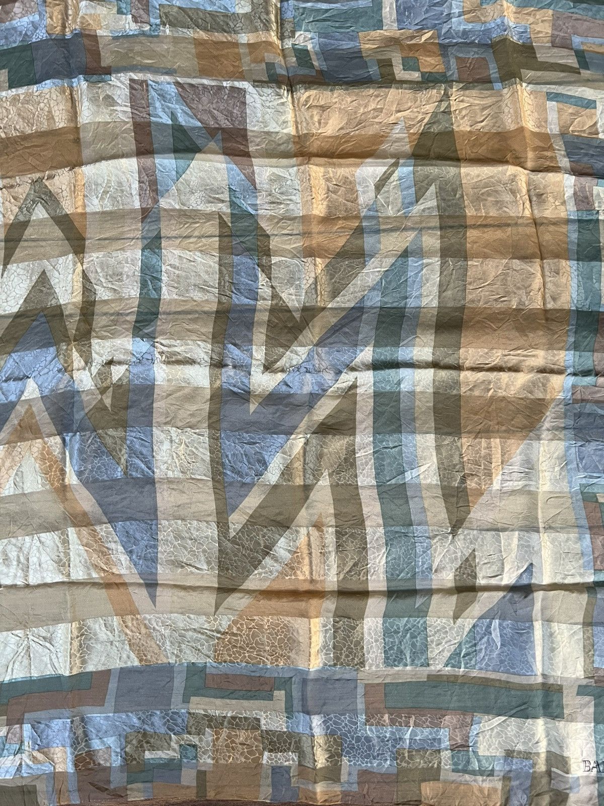Balmain Balmain silk fullprint scarf Size ONE SIZE - 2 Thumbnail
