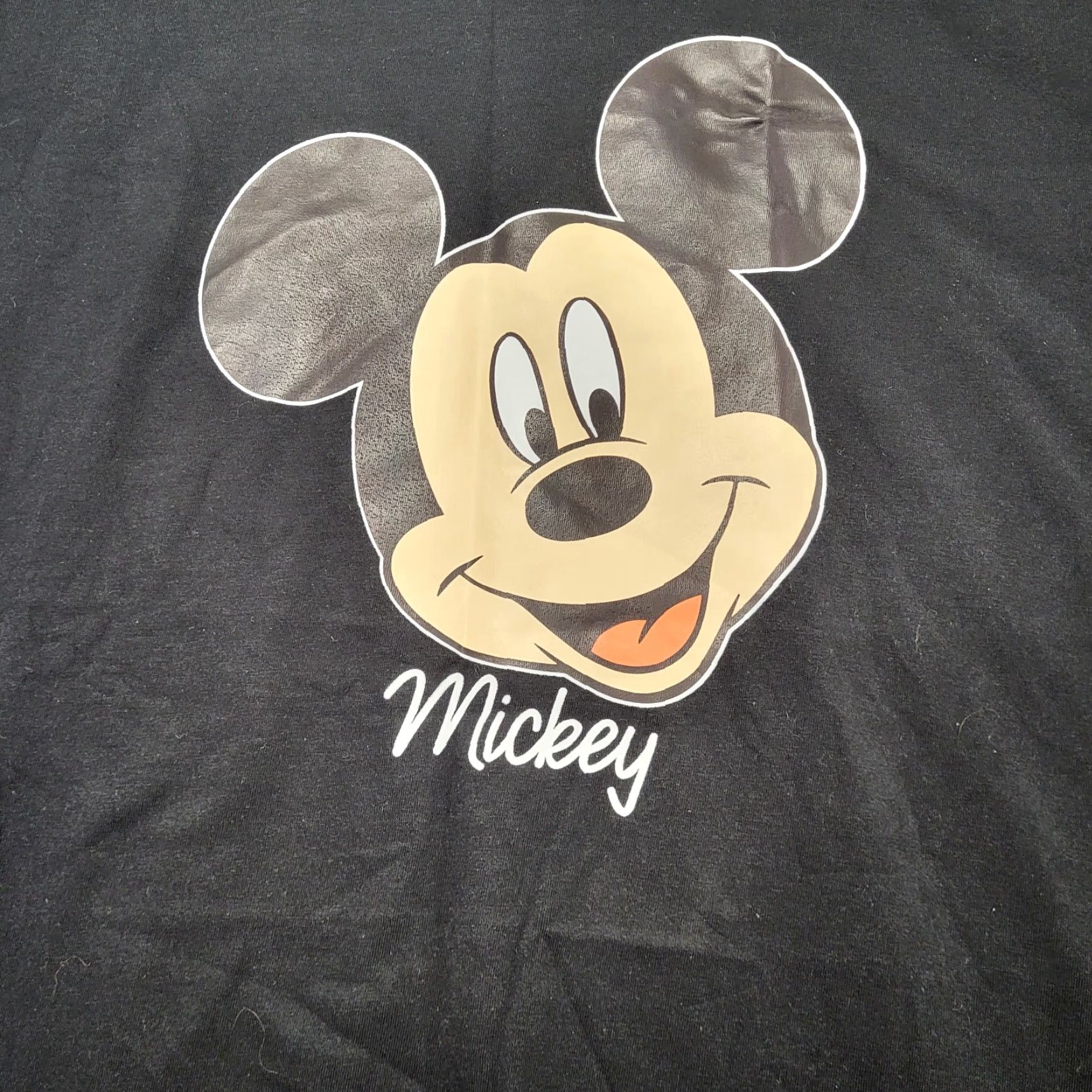 Disney Mickey Mouse T-Shirt Men’s XXL Black Crew Neck Short Sleeve Disney Graphic Print 90s Vintage Shirt Size US XXL / EU 58 / 5 - 2 Thumbnail