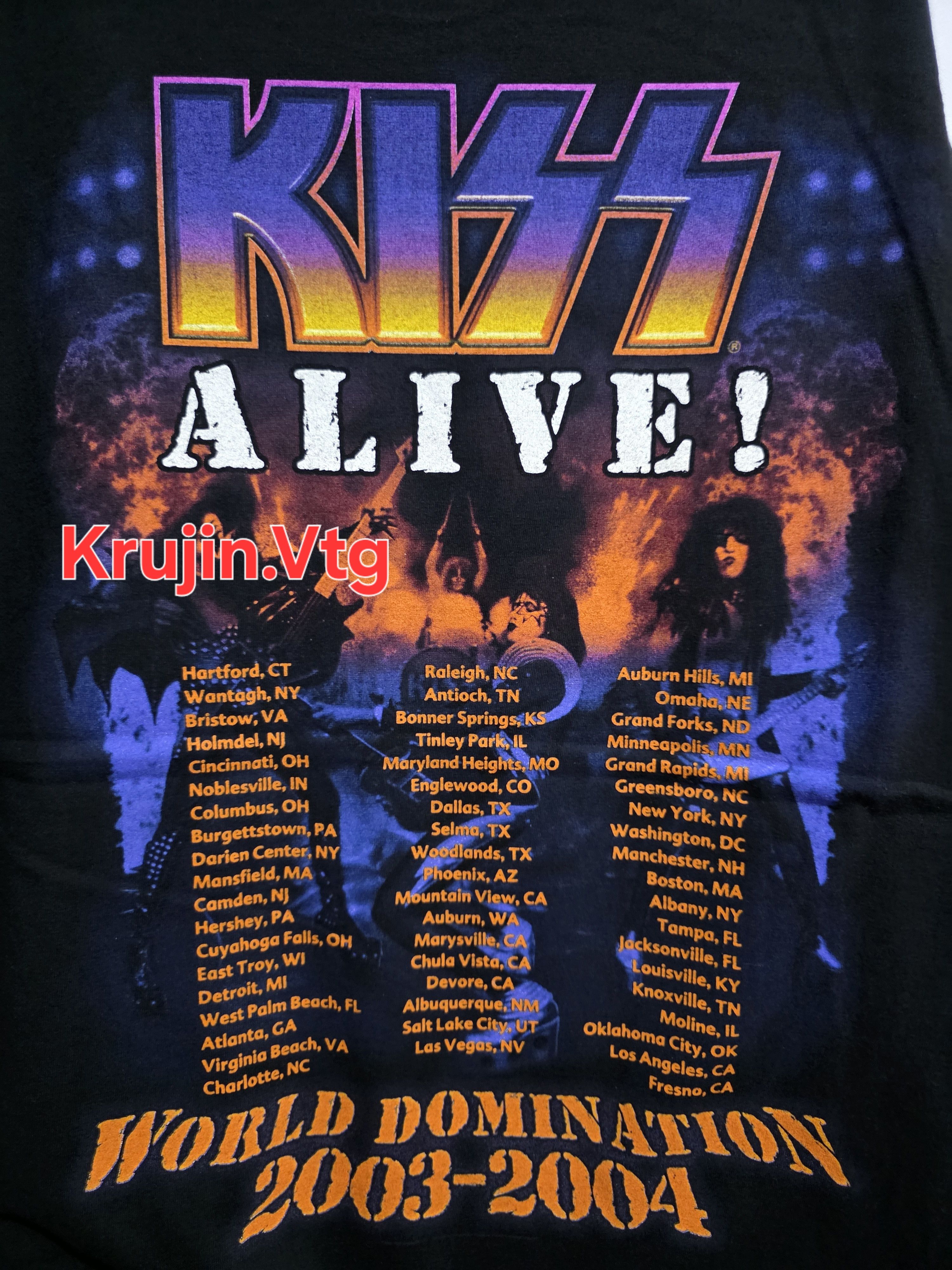 Other KISS World Domination Tour 2003-2004 Size US XL / EU 56 / 4 - 5 Thumbnail